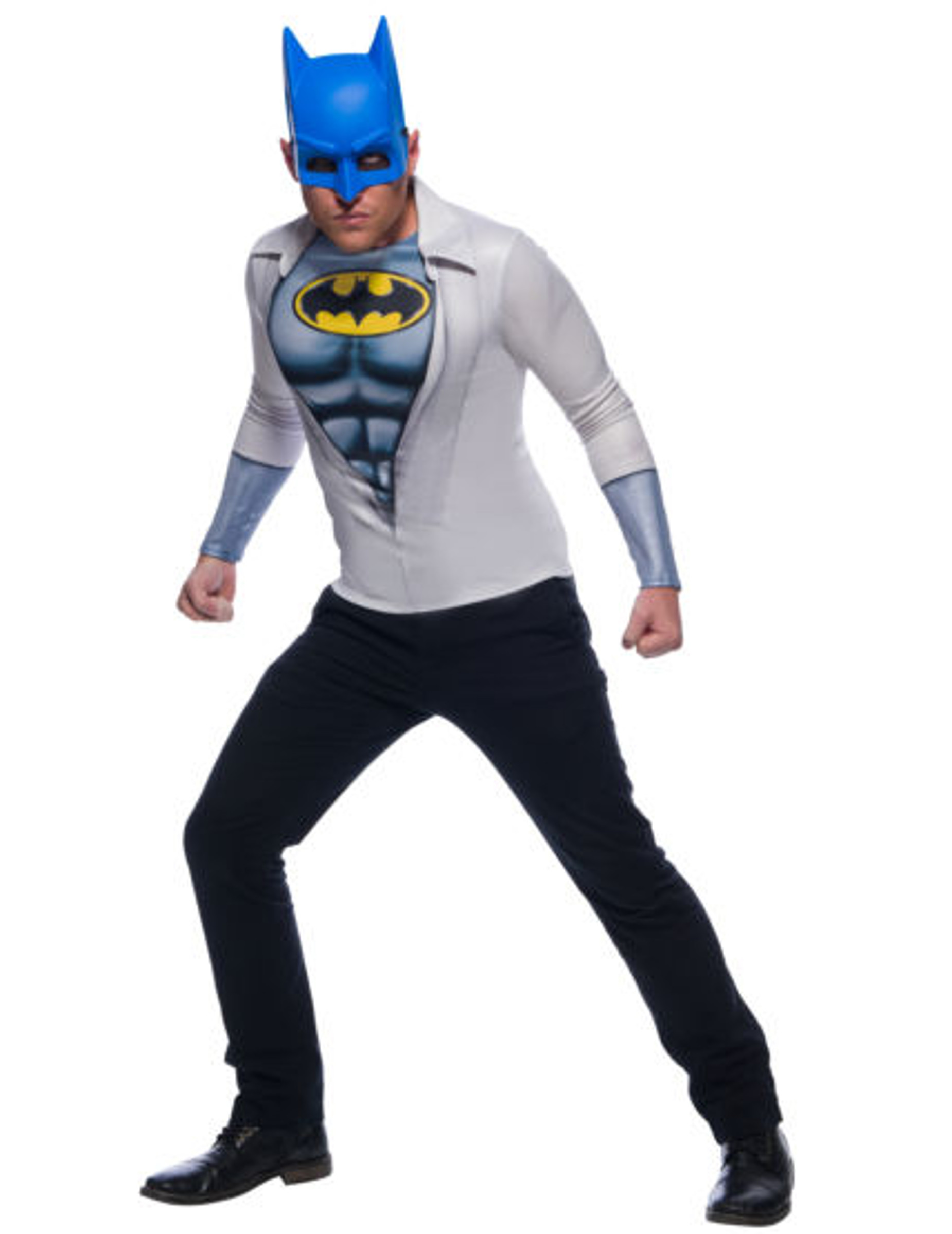 T-shirt avec masque Batman adulte