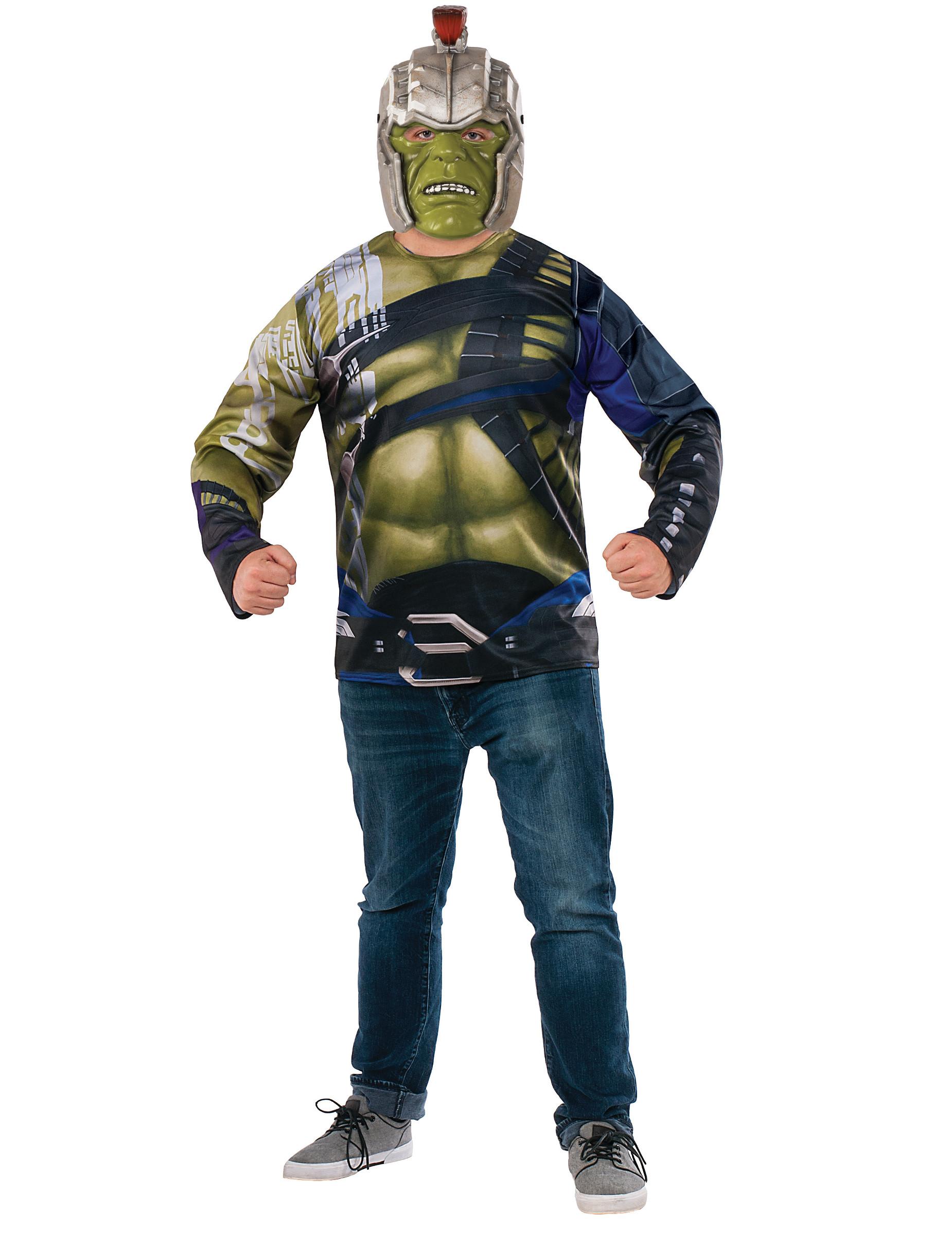 T-shirt et masque Hulk Thor Ragnarok adulte