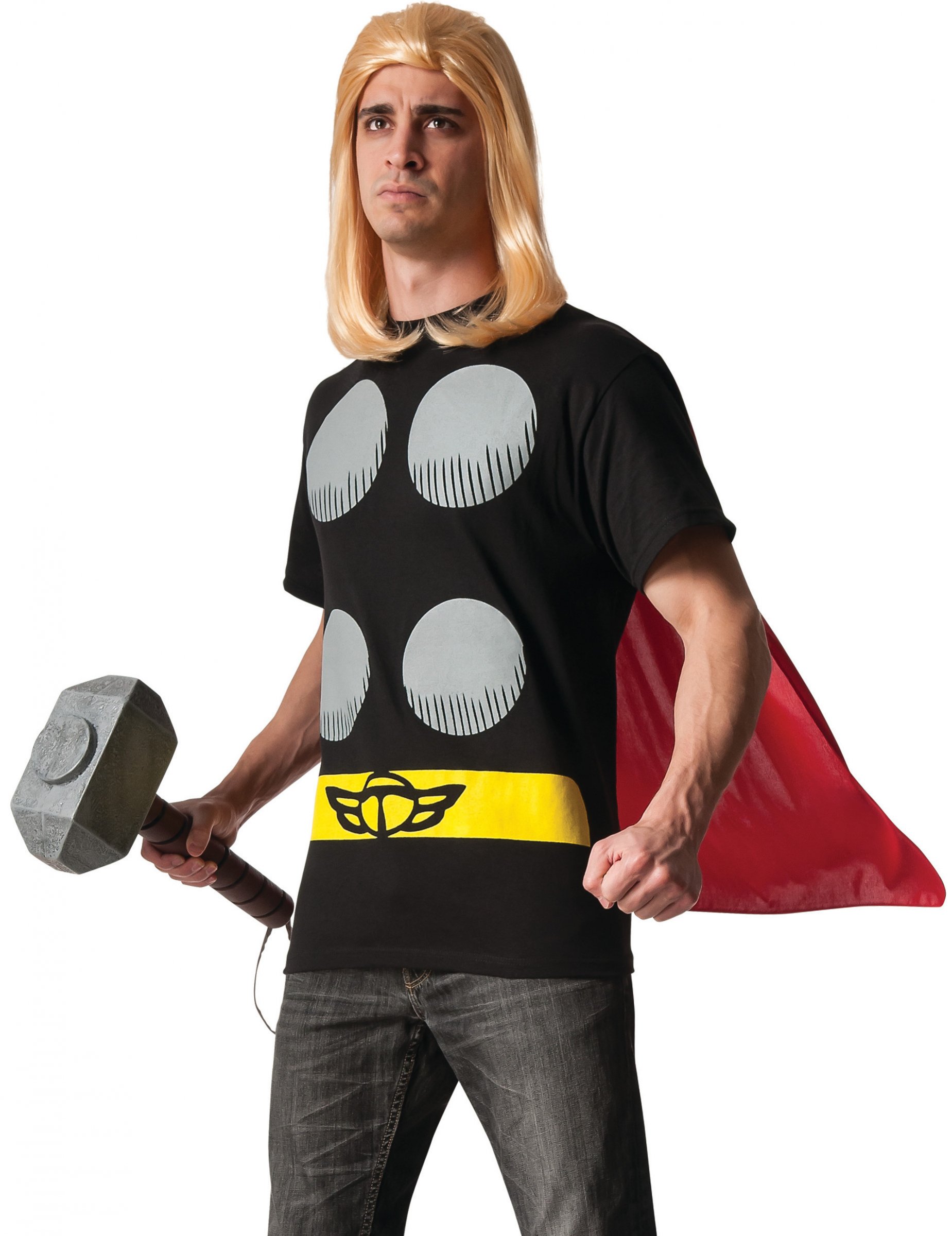 T-shirt avec cape Thor adulte