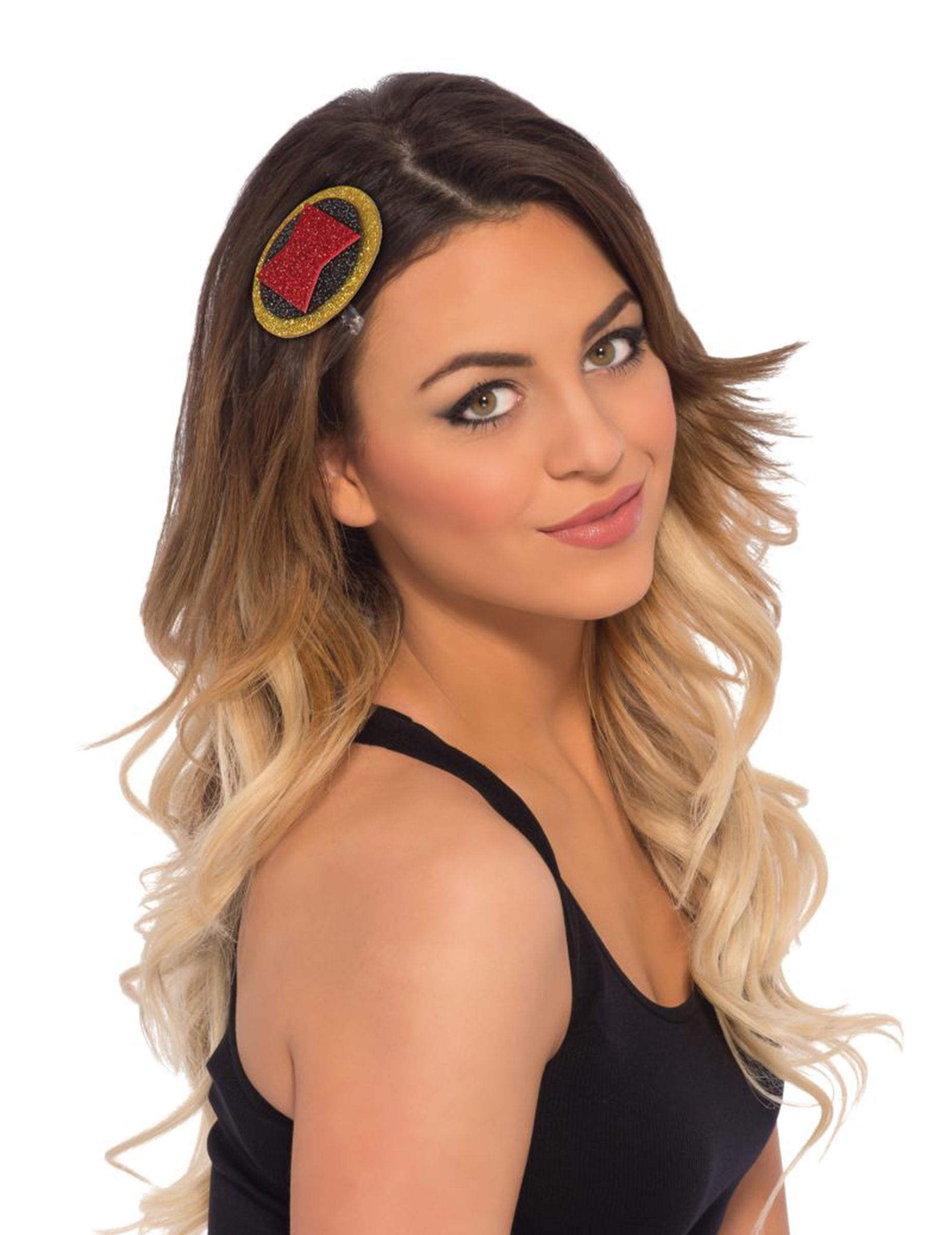 Pince à cheveux Black Widow femme