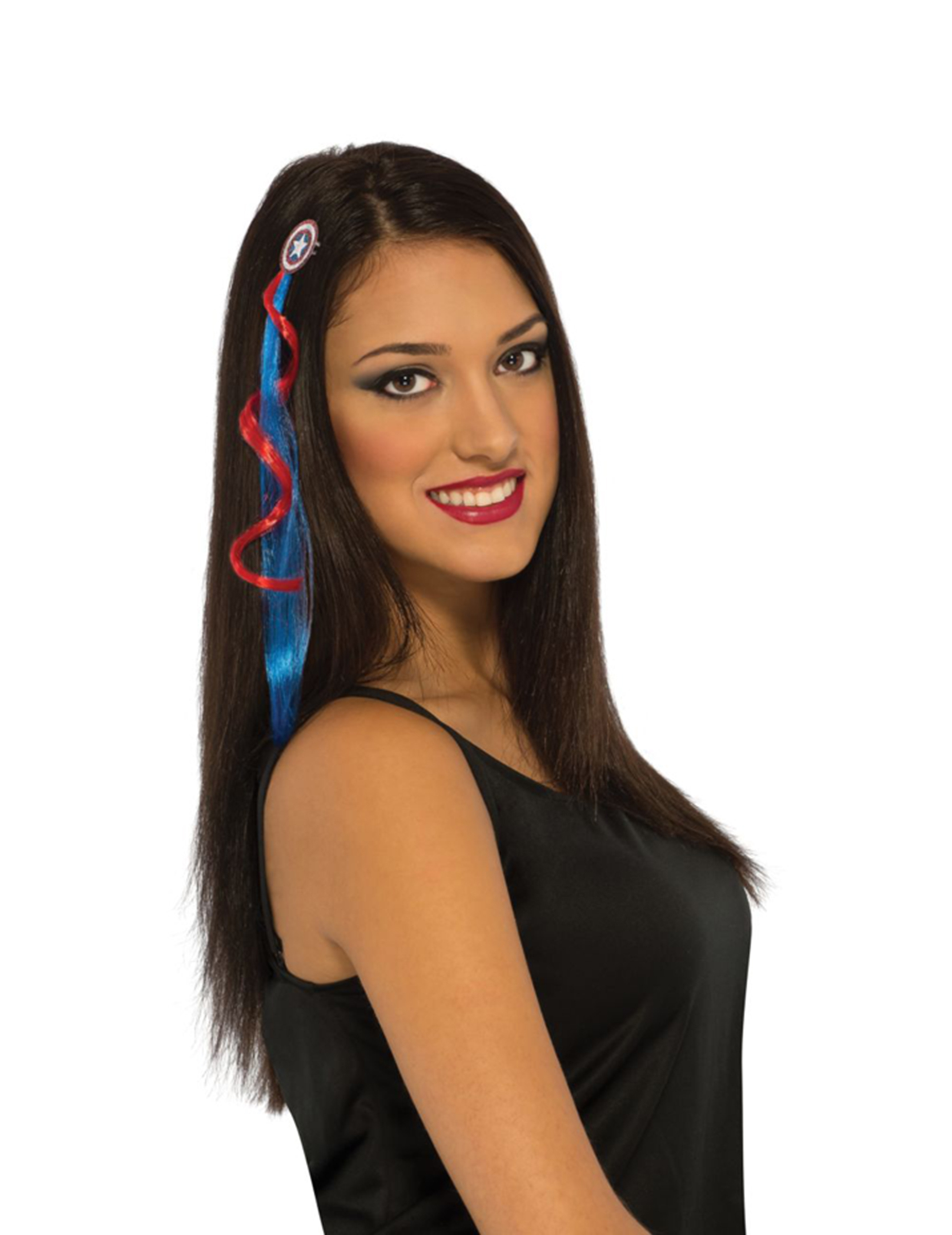 Extension de cheveux Captain America femme