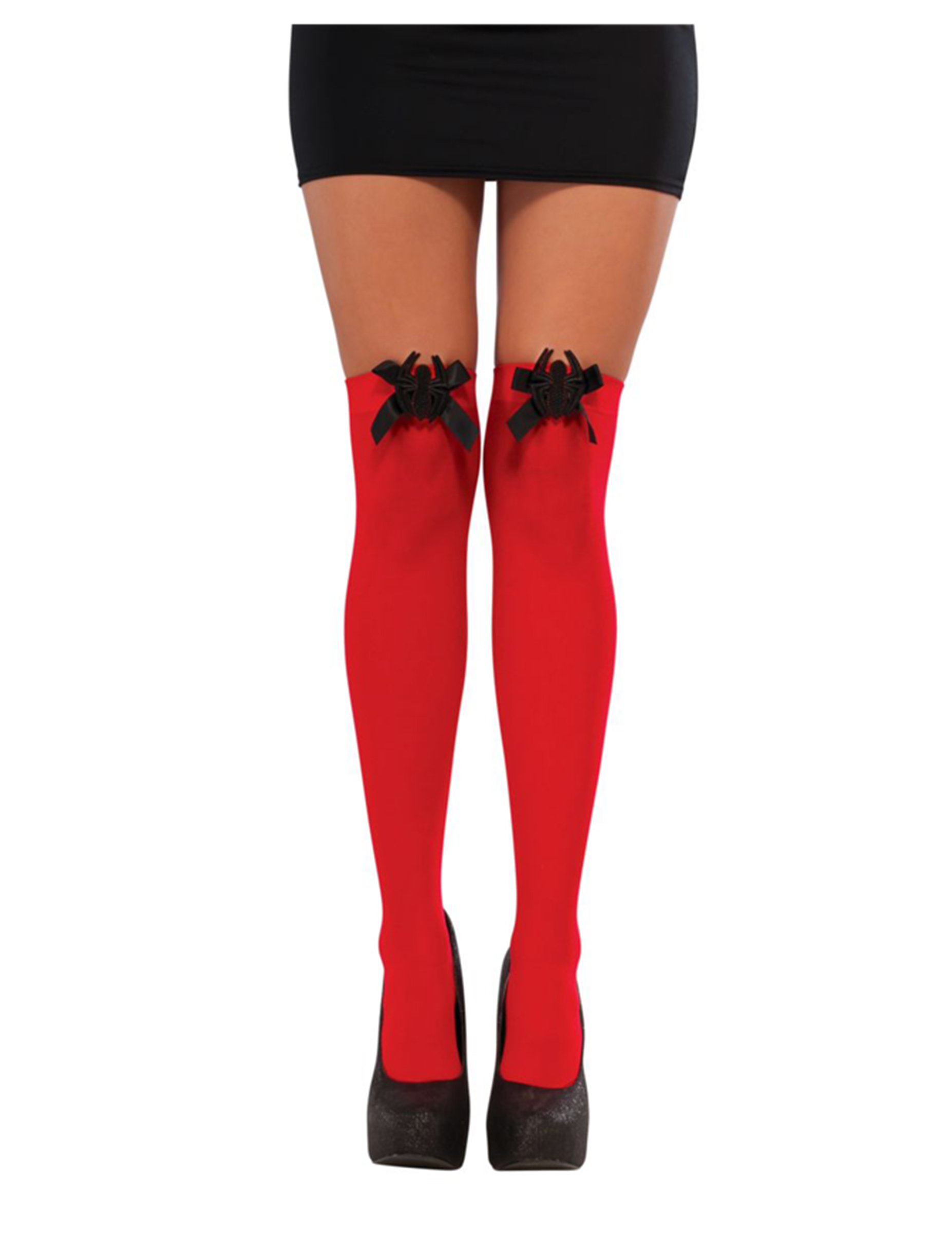 Bas rouges Spidergirl femme