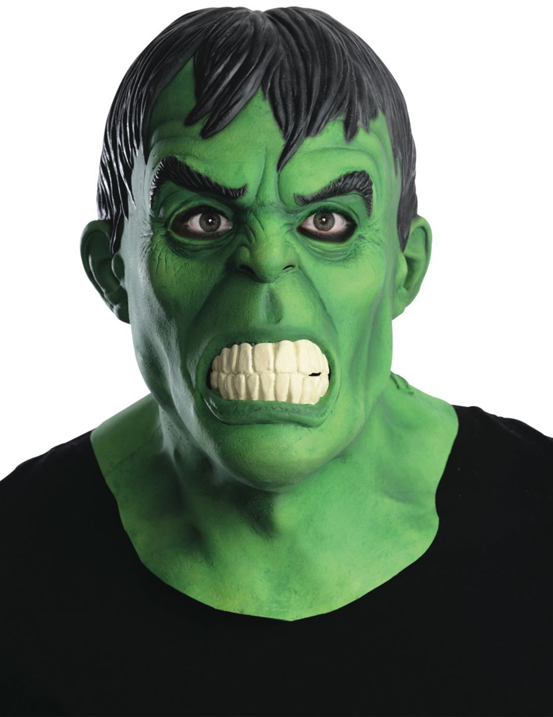 Masque en latex deluxe Hulk adulte