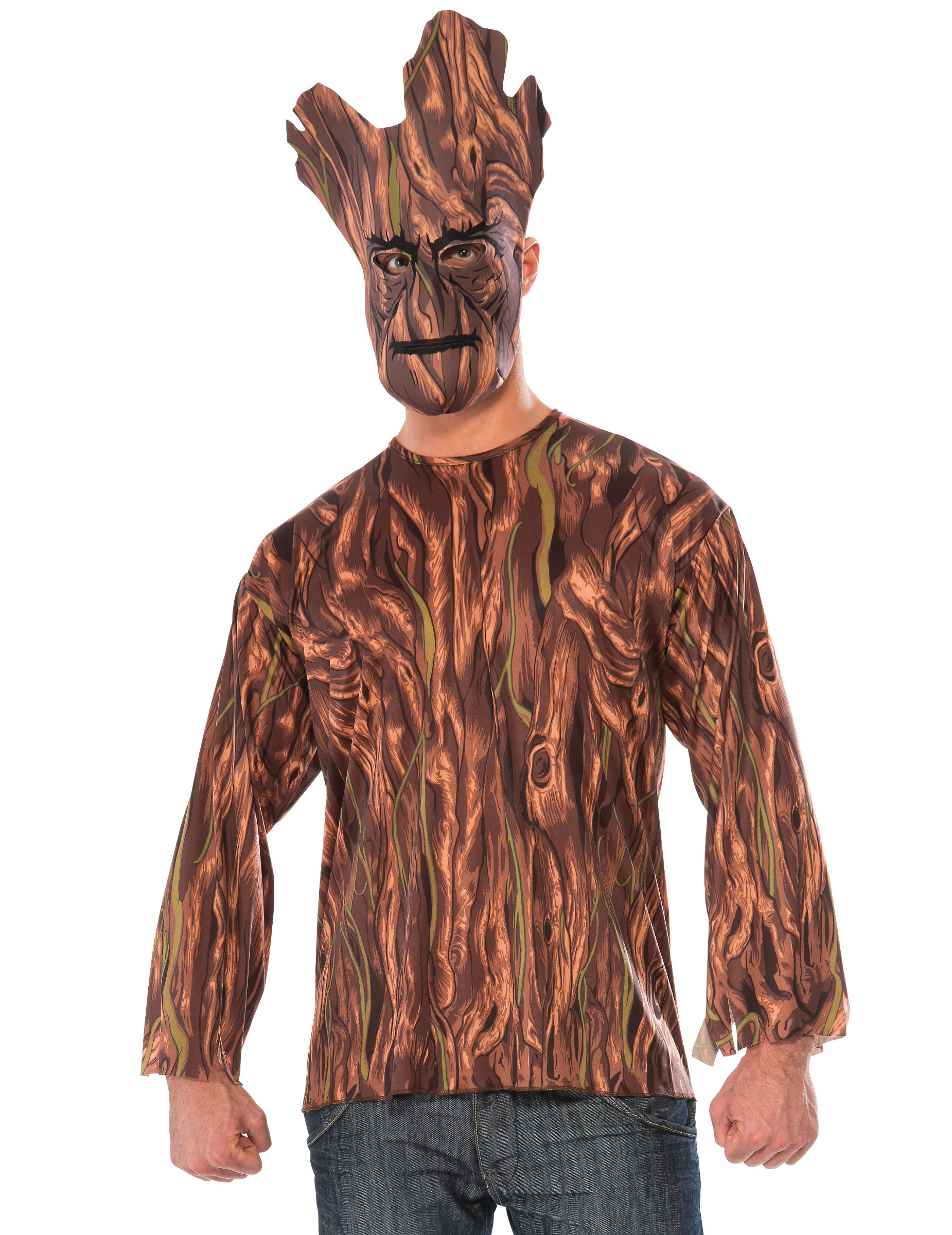 T-shirt et masque Groot Les Gardiens de la Galaxie adulte