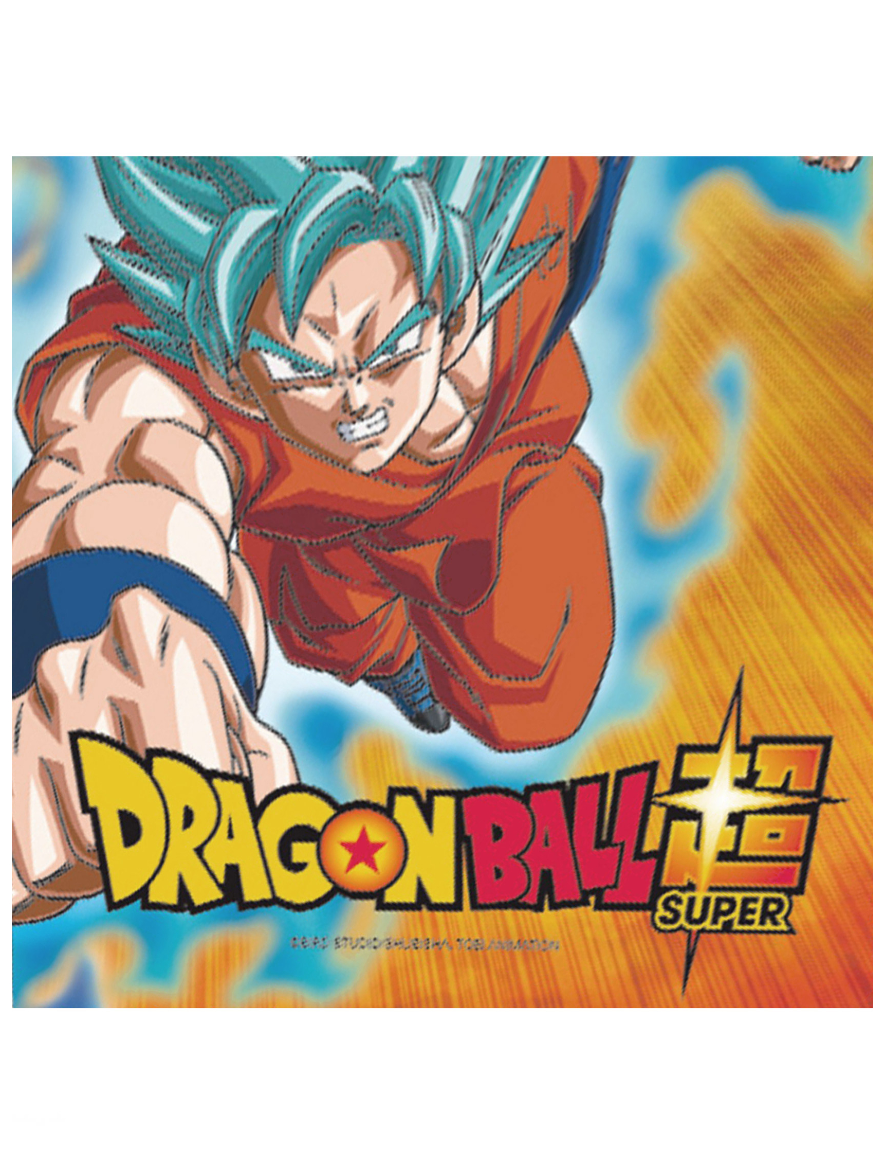 20 Serviettes en papier Dragon Ball Super 33 x 33 cm
