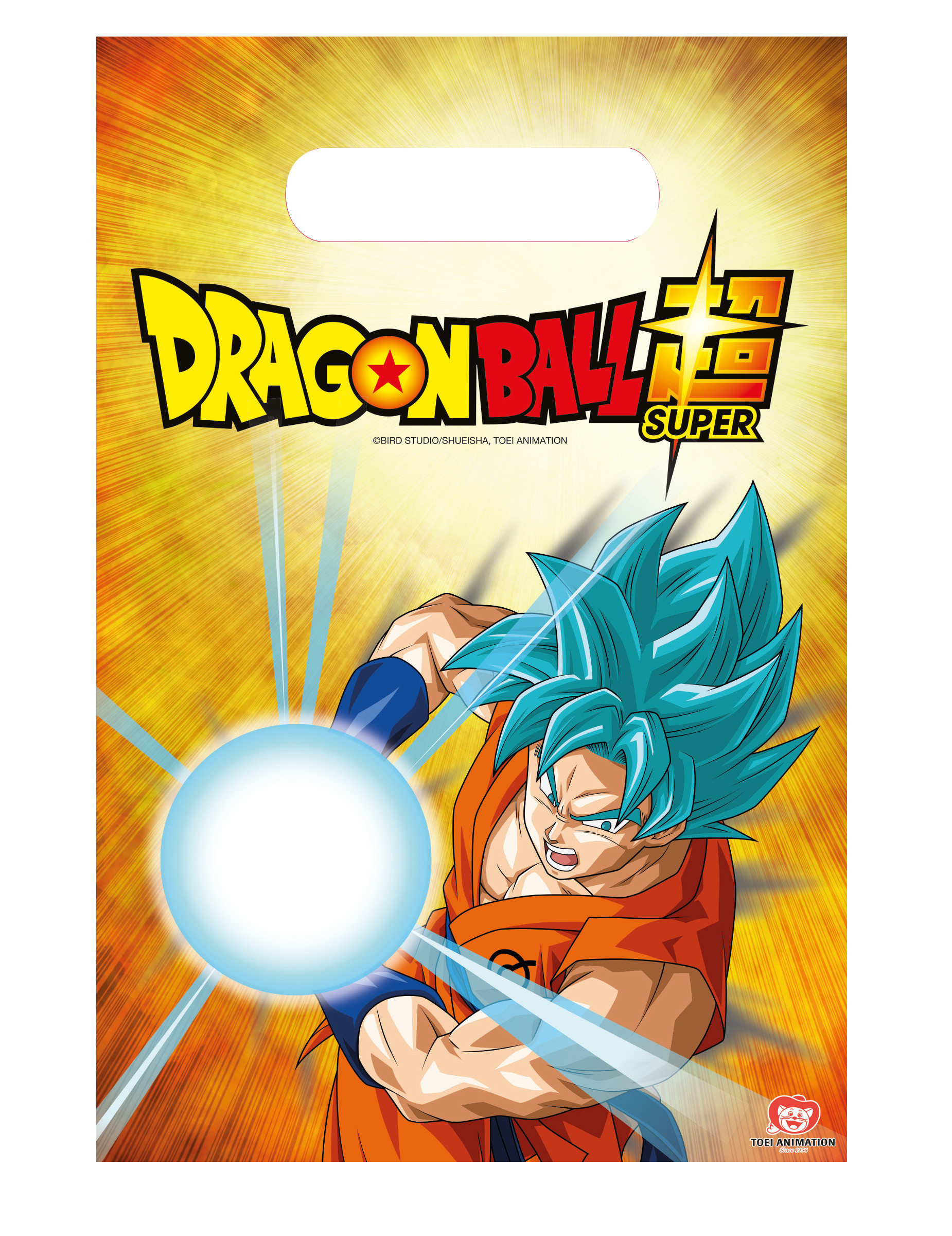 6 Sacs de fête Dragon Ball Super 23 x 16 cm