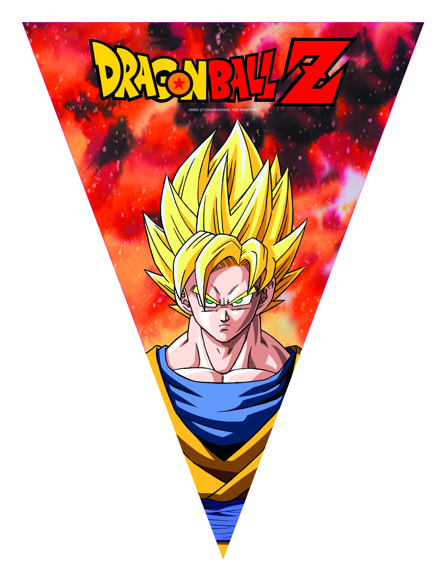 Guirlande fanions Dragon Ball Z 360 cm