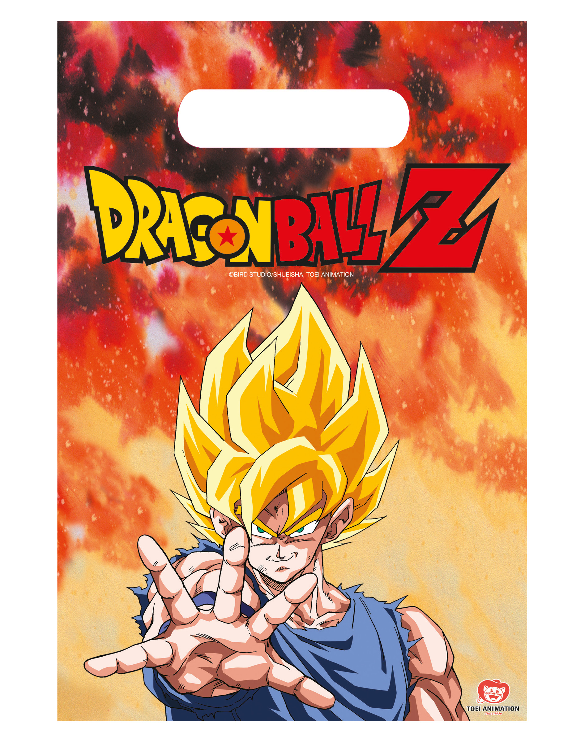 6 Sacs de fête Dragon Ball Z 23 x 16 cm