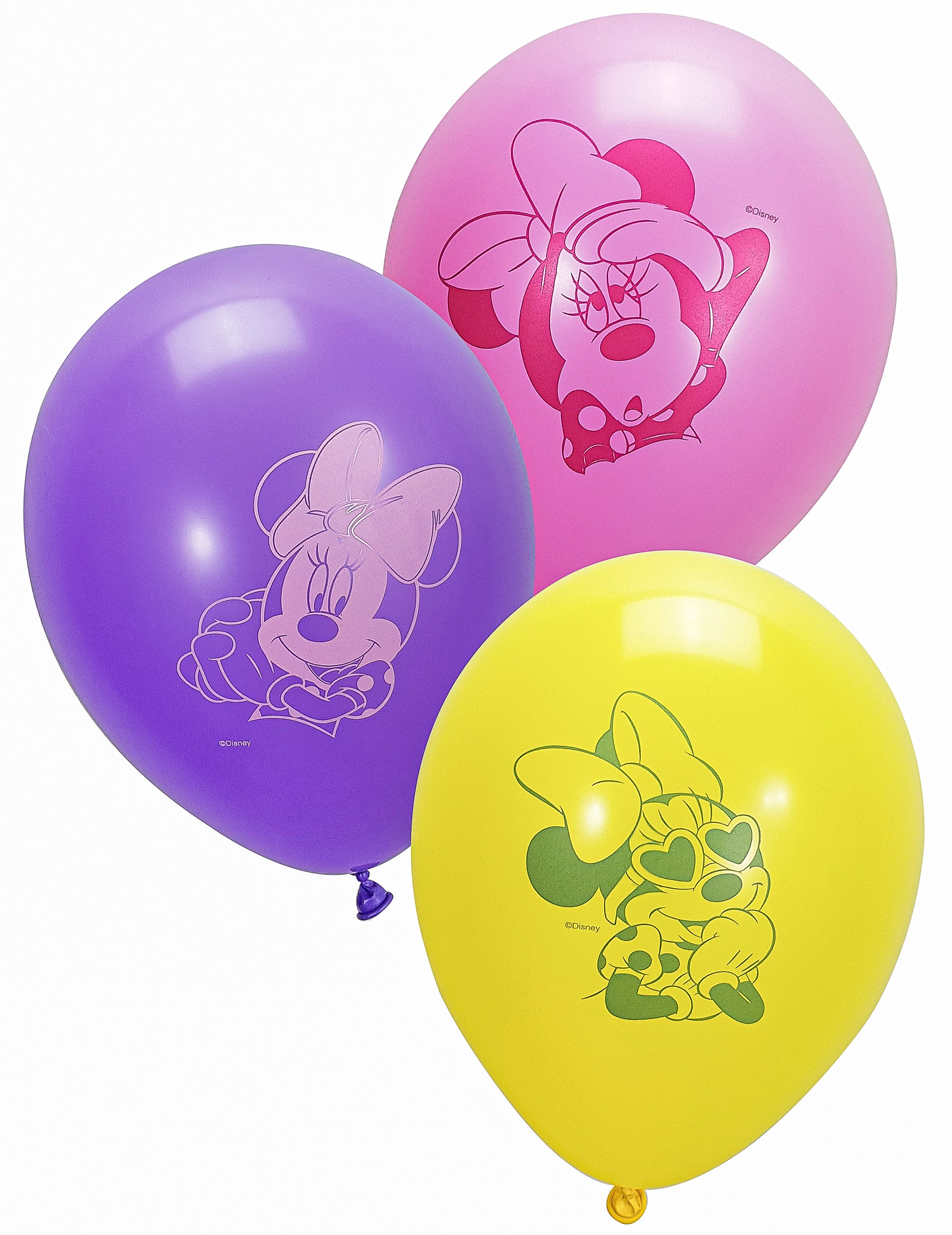 10 Ballons en latex Minnie 28 cm