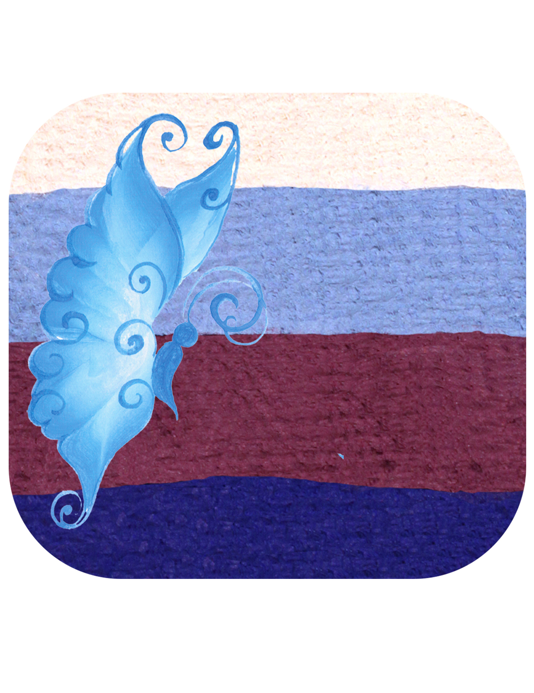 Maquillage Split cake papillon bleu 9 g