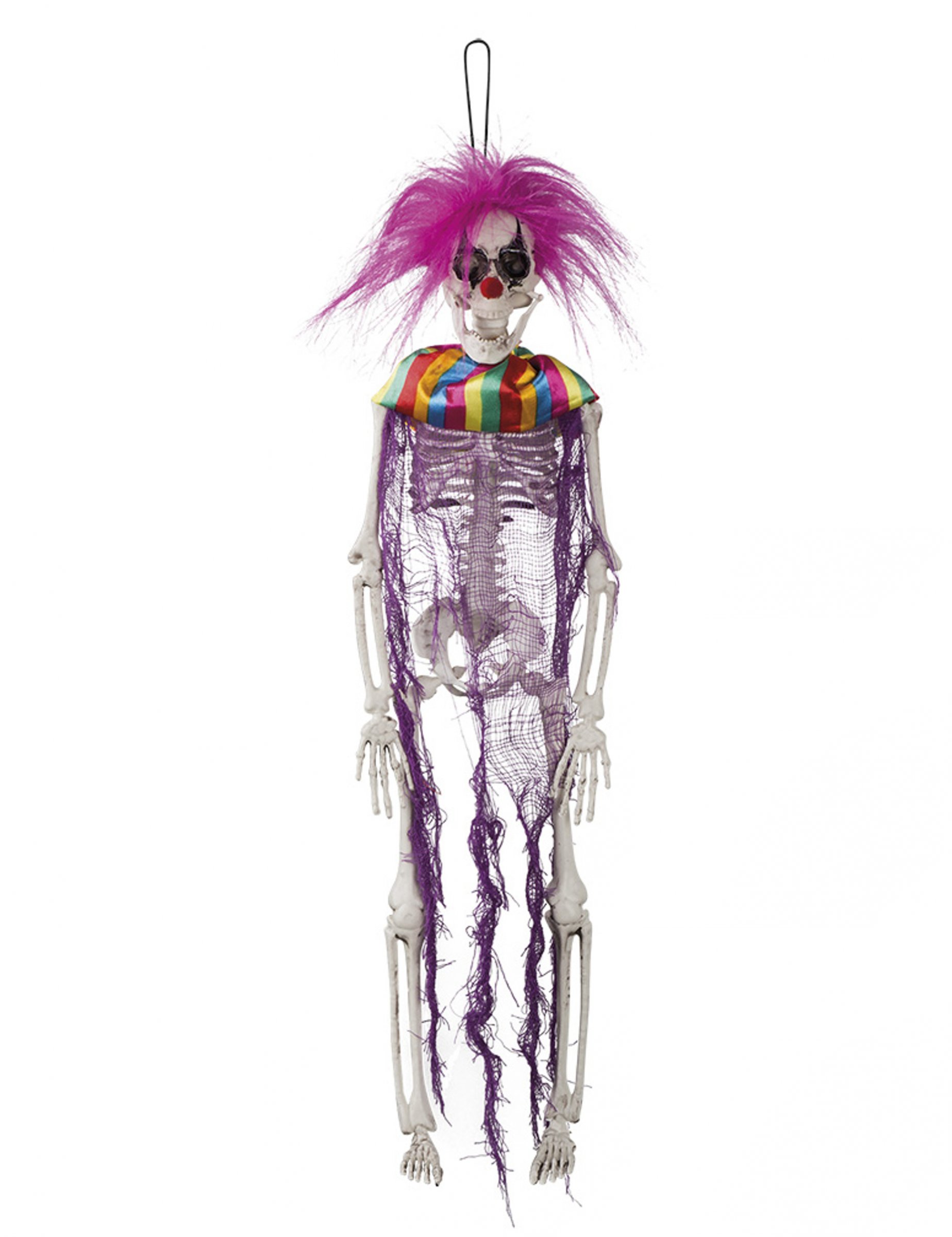 Suspension squelette clown 40 cm