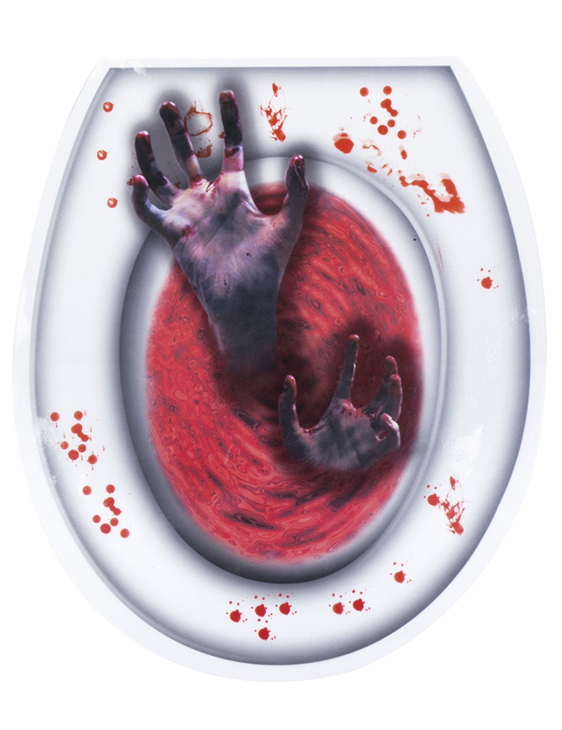 Sticker pour WC mains vivantes 28 x 32 cm