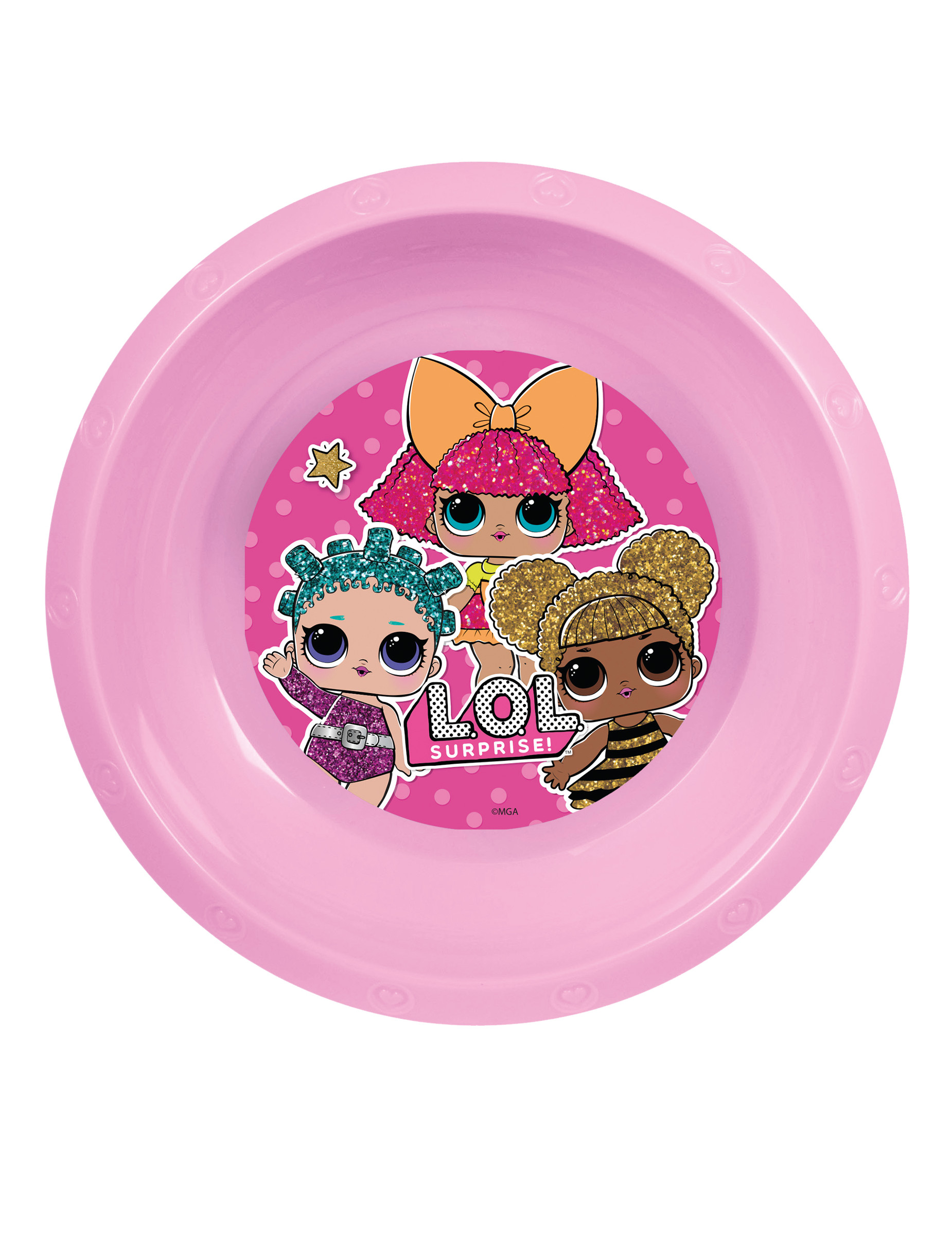Assiette creuse en plastique LOL 16,5 cm