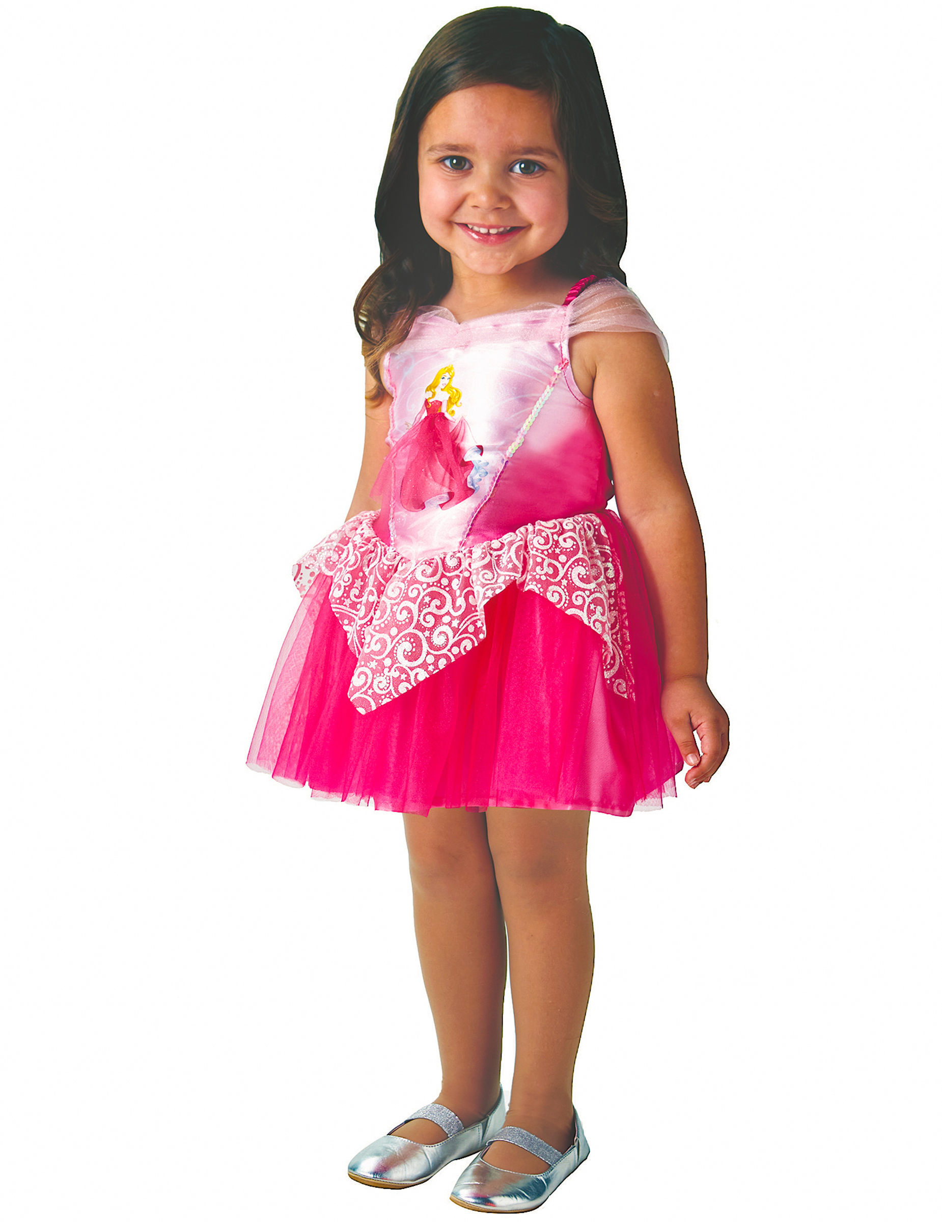 Déguisement Princesse Ballerine Aurore rose fille