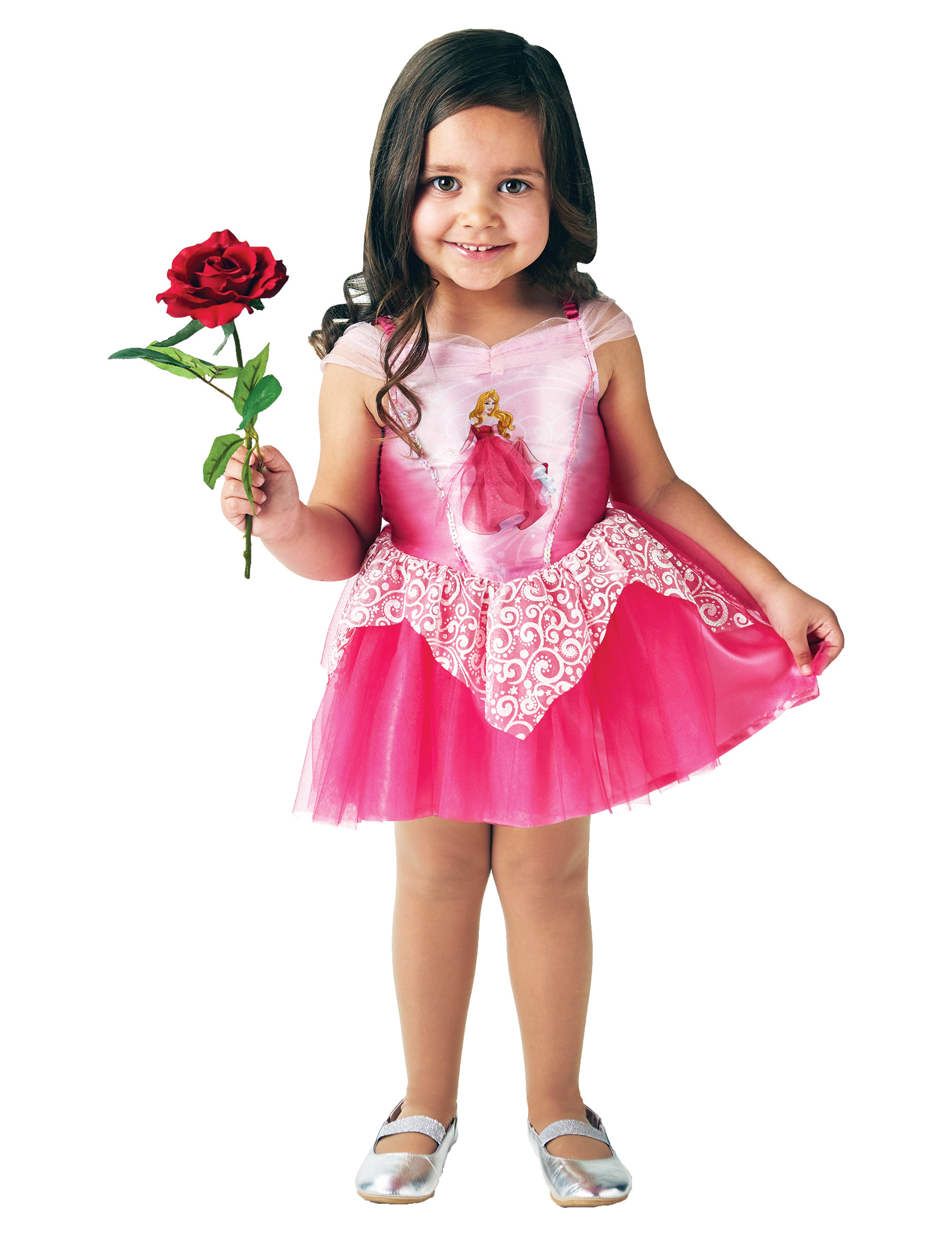 Déguisement Princesse Ballerine Aurore rose fille