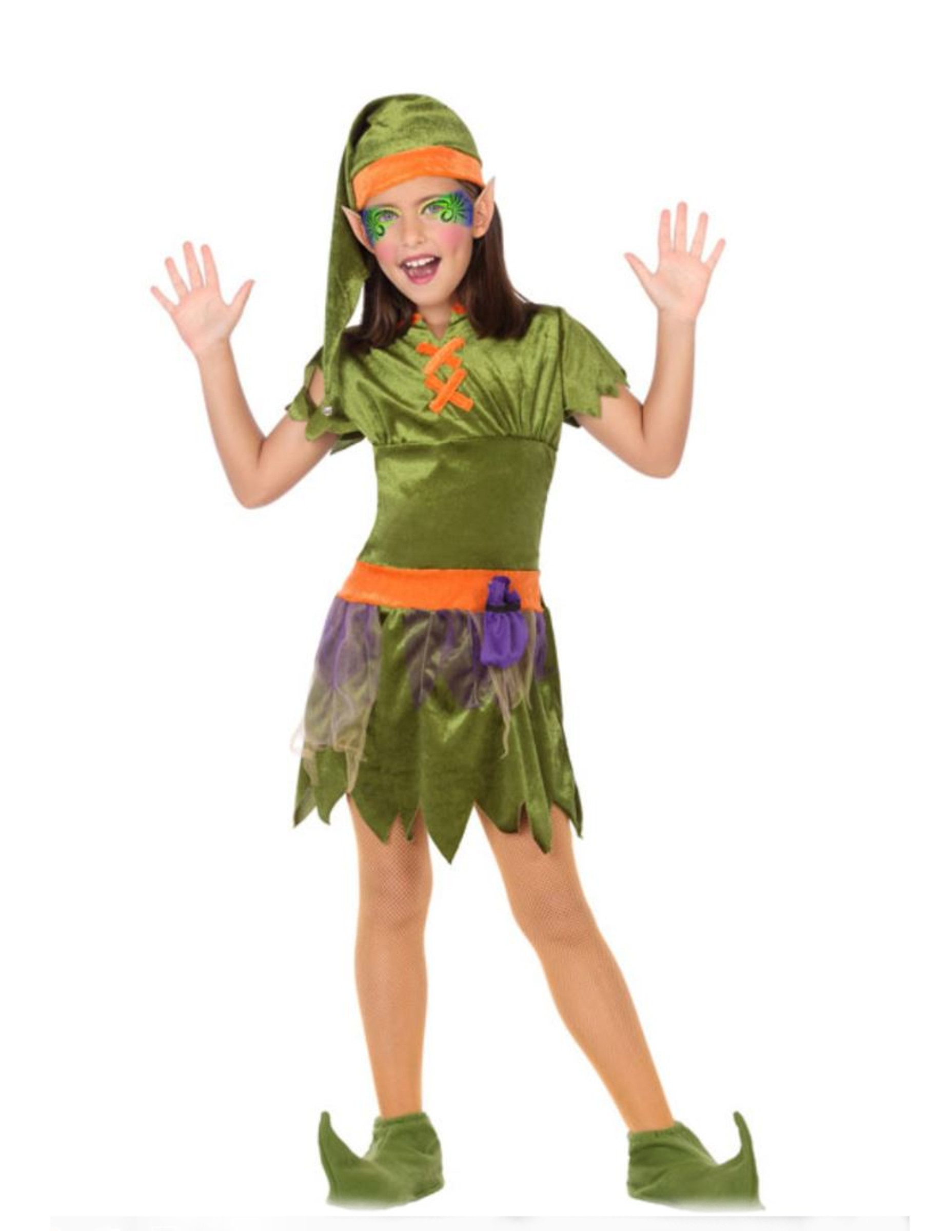 Déguisement lutin des bois fille