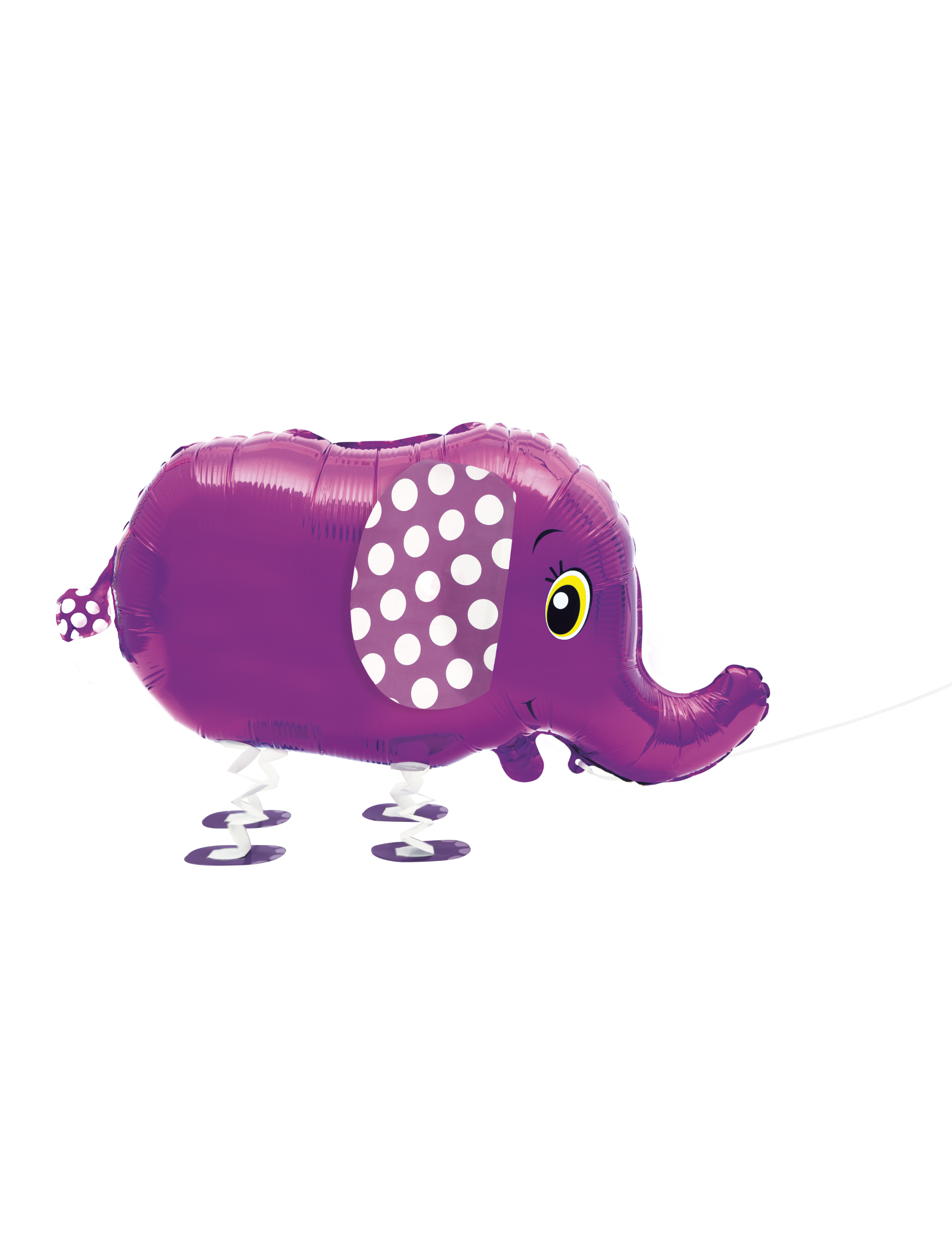 Ballon métallique éléphant marchant 81,2 cm