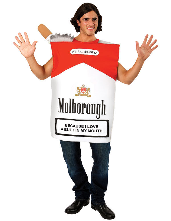 Déguisement paquet de cigarette adulte