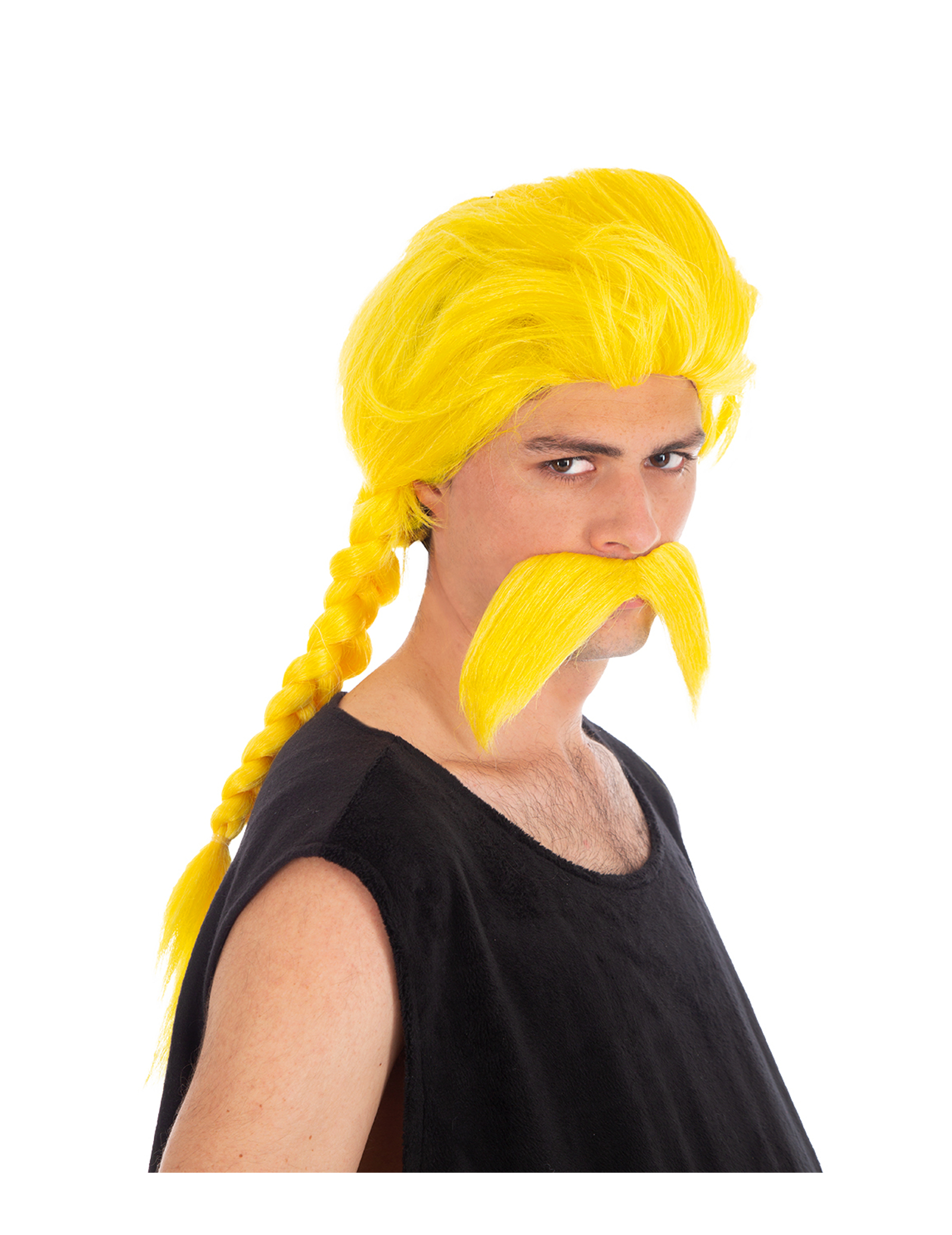 Perruque et moustache Ordralphabétix Astérix et Obélix