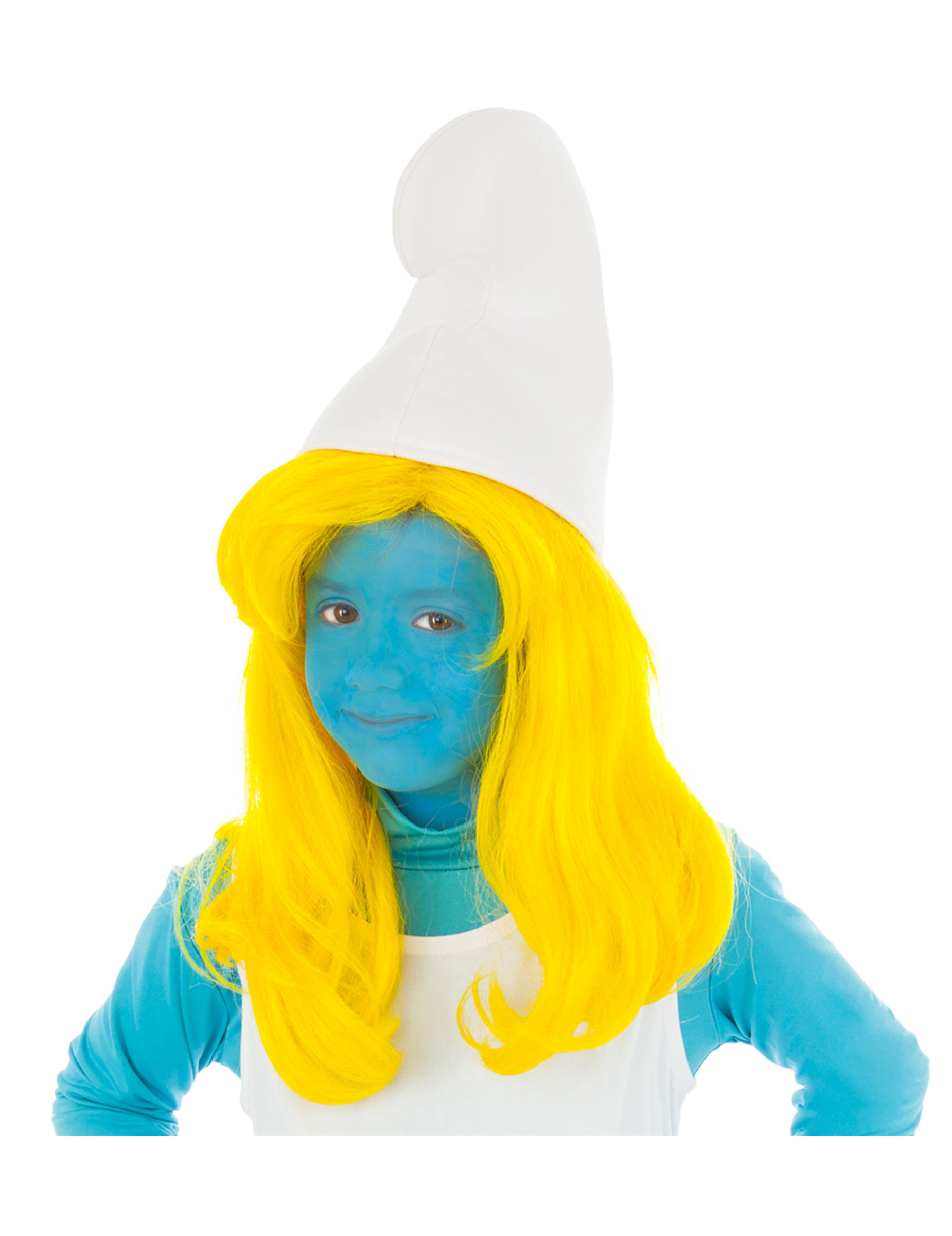 Perruque Schtroumpfette enfant
