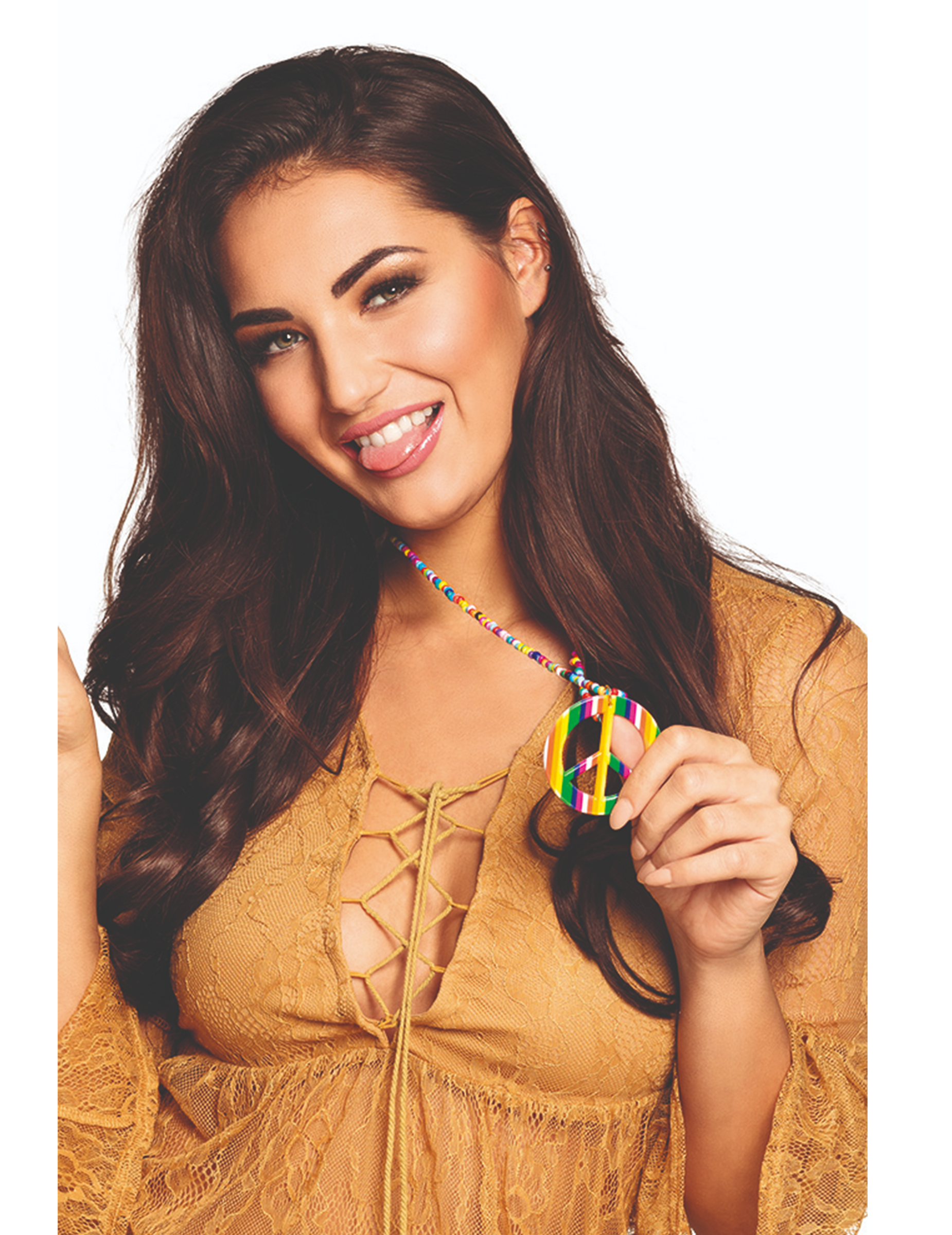 Collier hippie adulte
