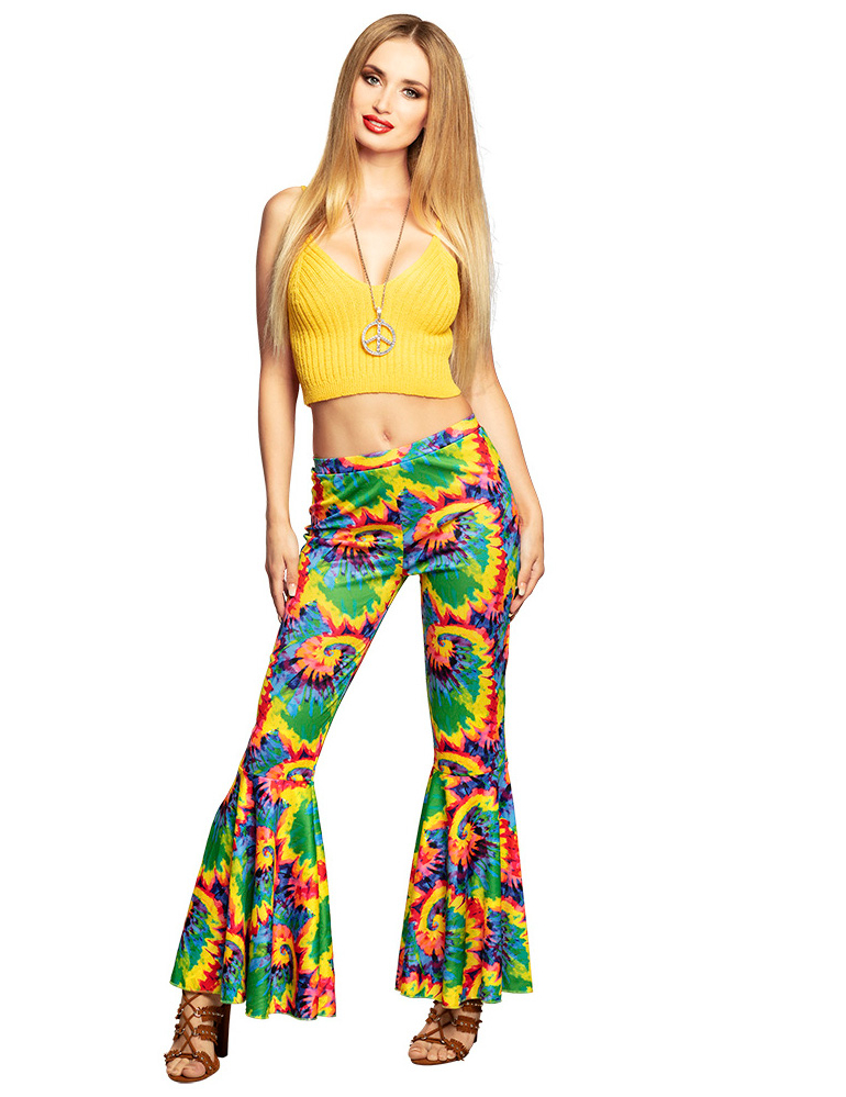 Pantalon pattes d'éléphant hippie adulte