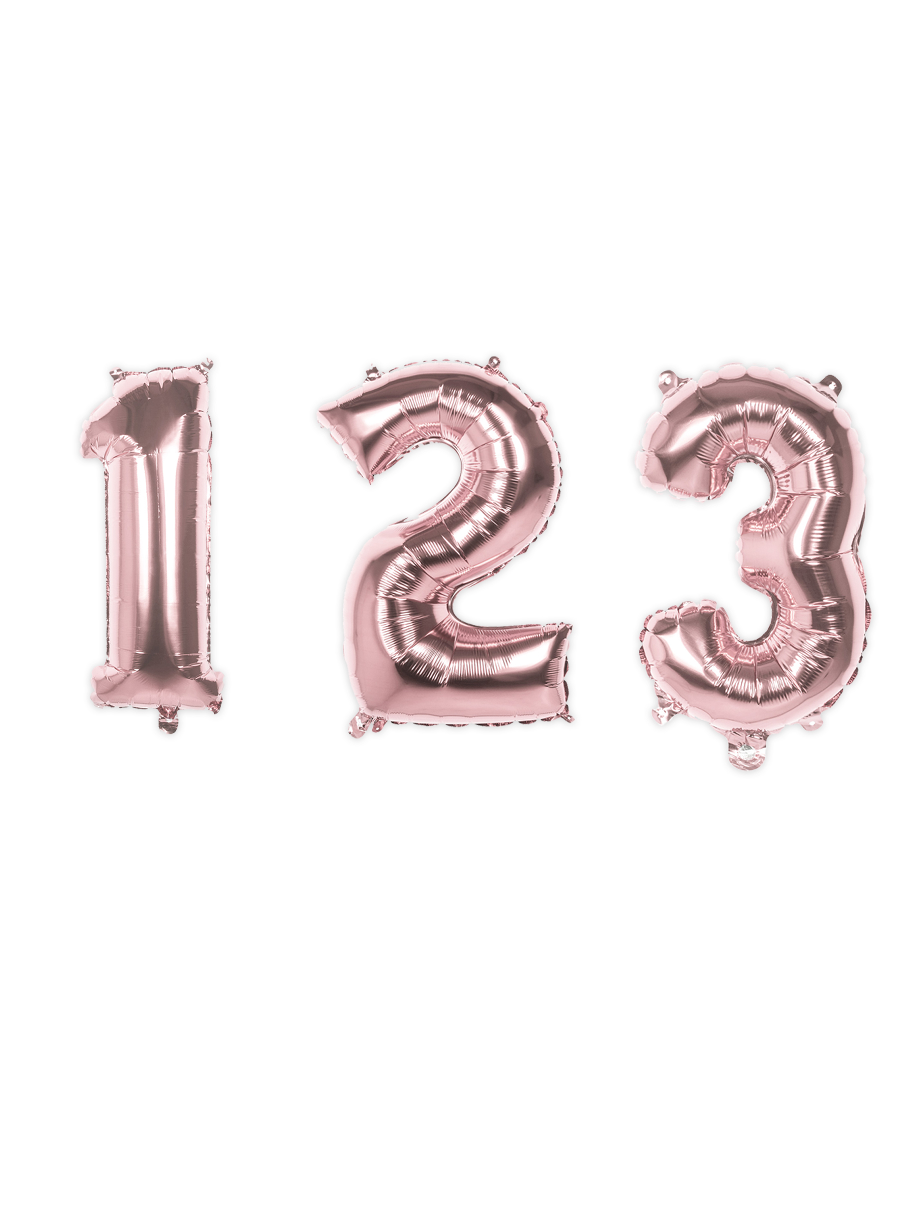 Ballon aluminium rose métallisé chiffre 86 cm