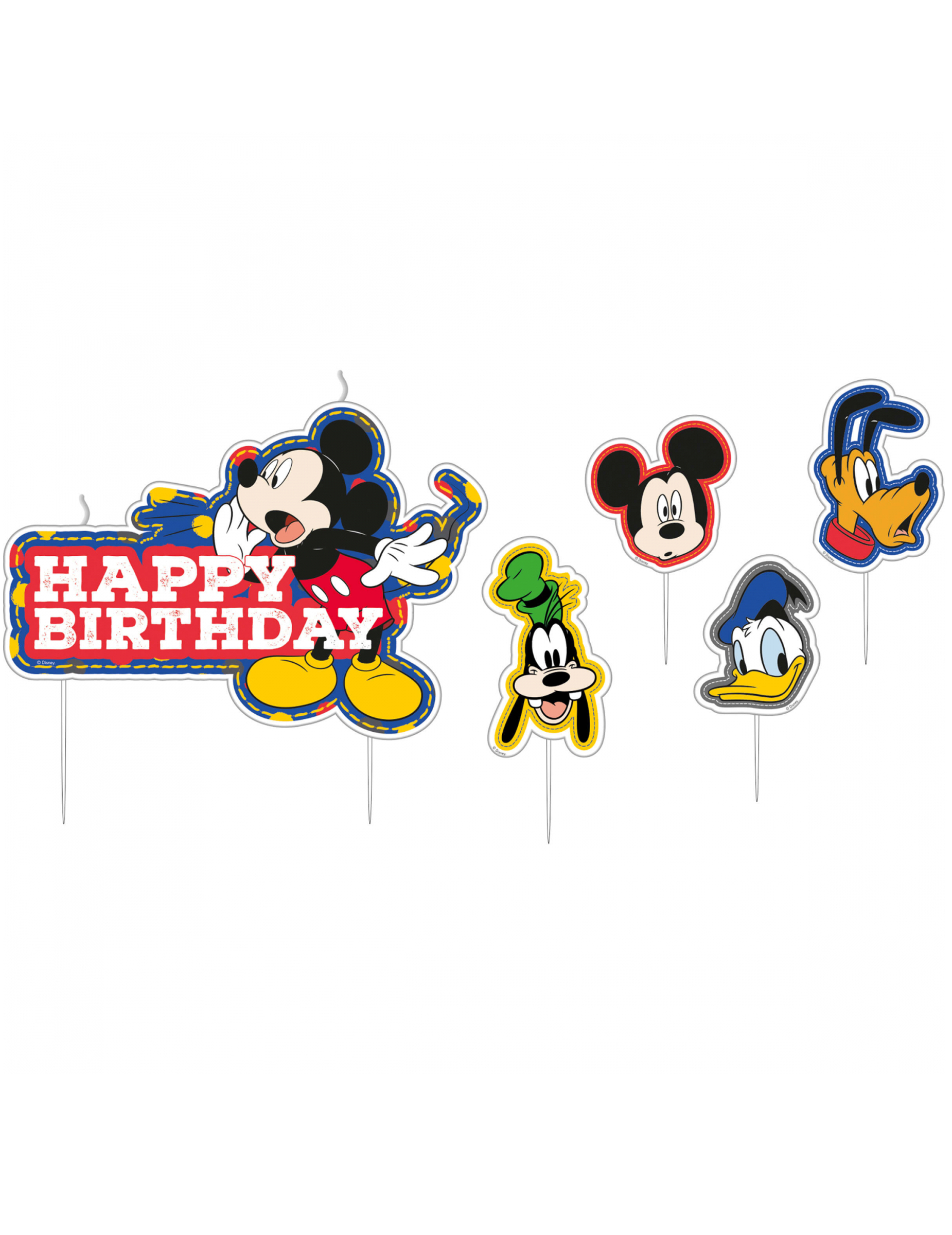 17 Bougies anniversaire Mickey Mouse