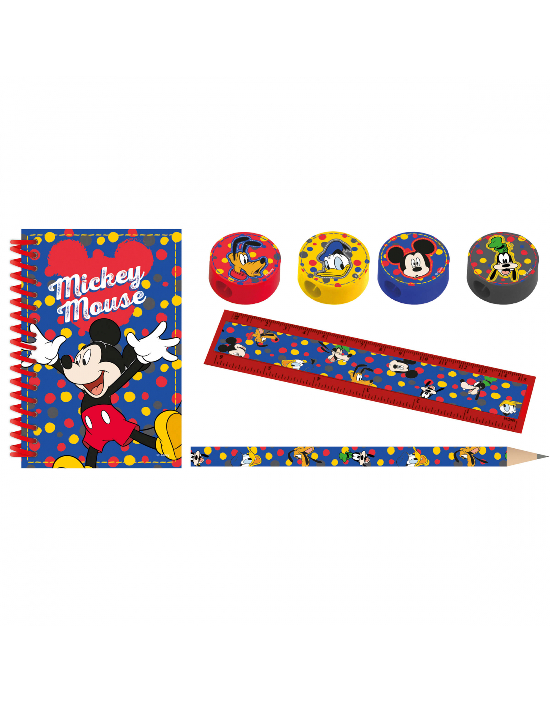 Kit papeterie Mickey Mouse