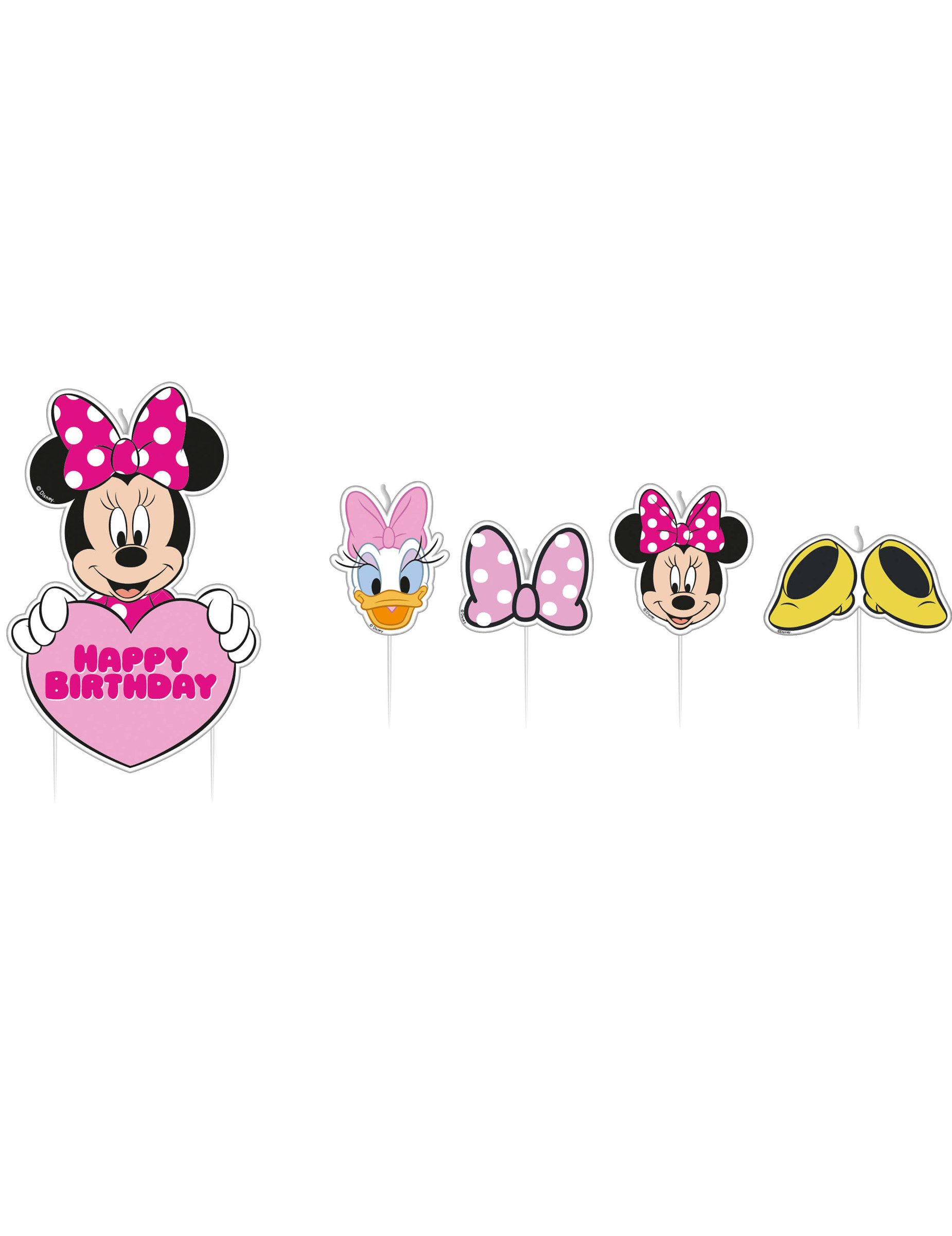 17 Bougies anniversaire Minnie Mouse