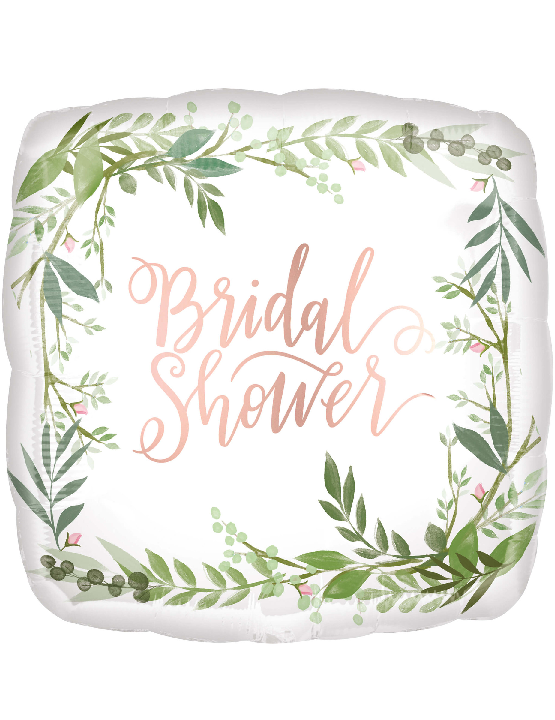 Ballon aluminium carré Bridal Shower 43 cm