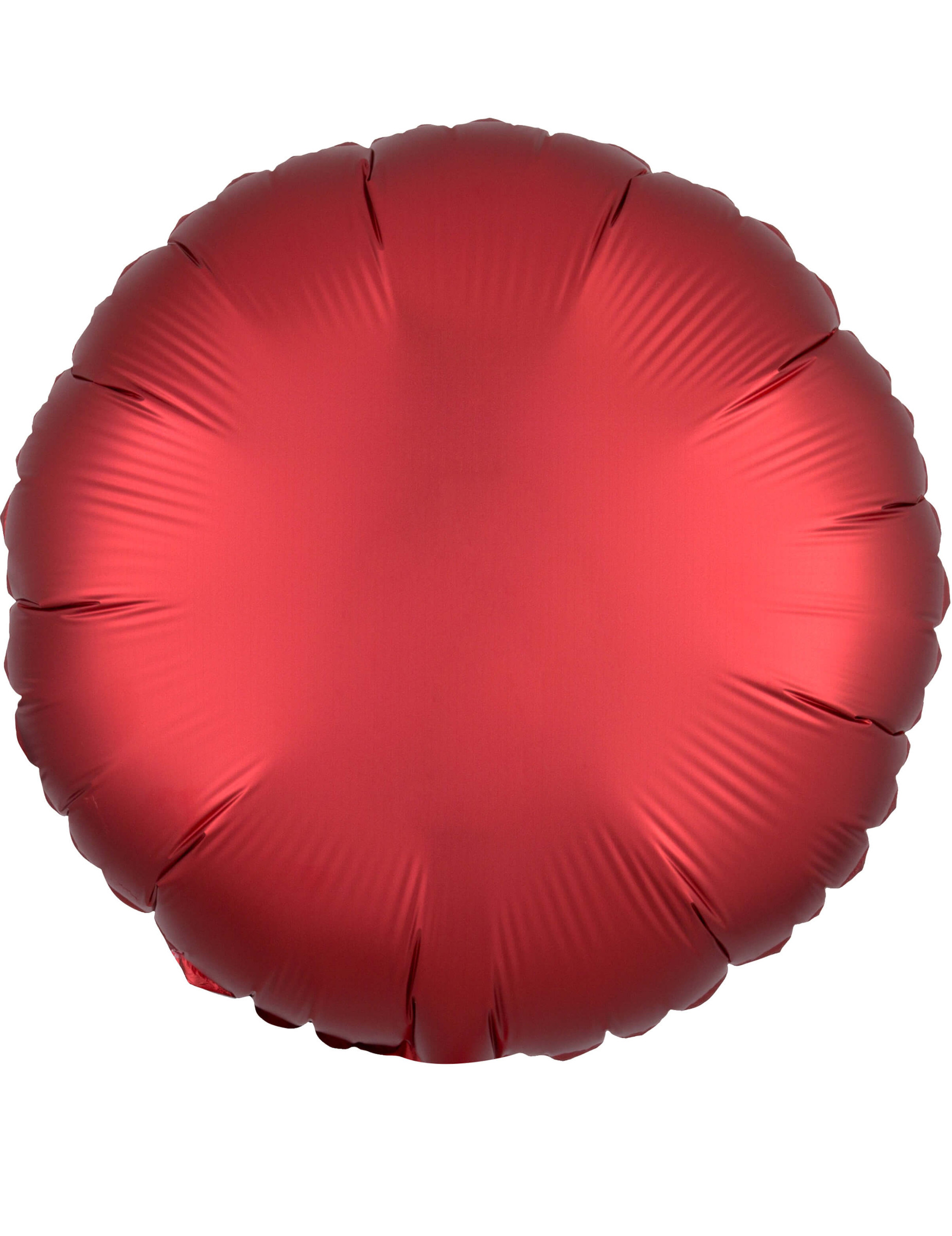 Ballon aluminium rond satin ruby 43 cm