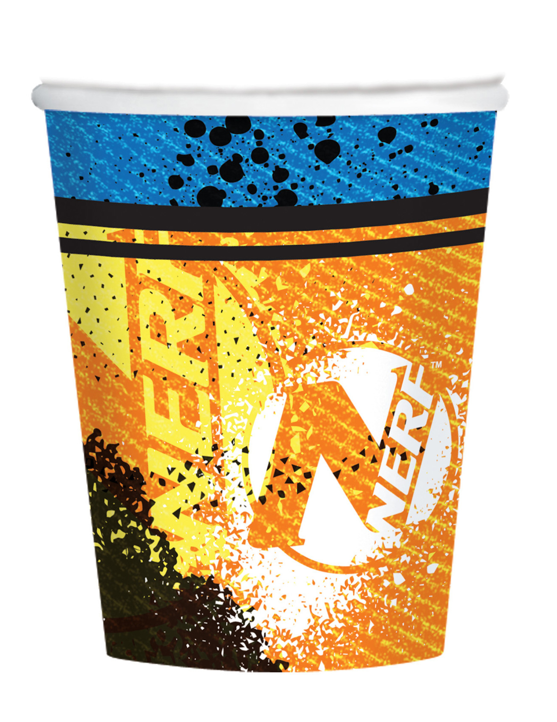 8 Gobelets en carton Nerf 250 ml