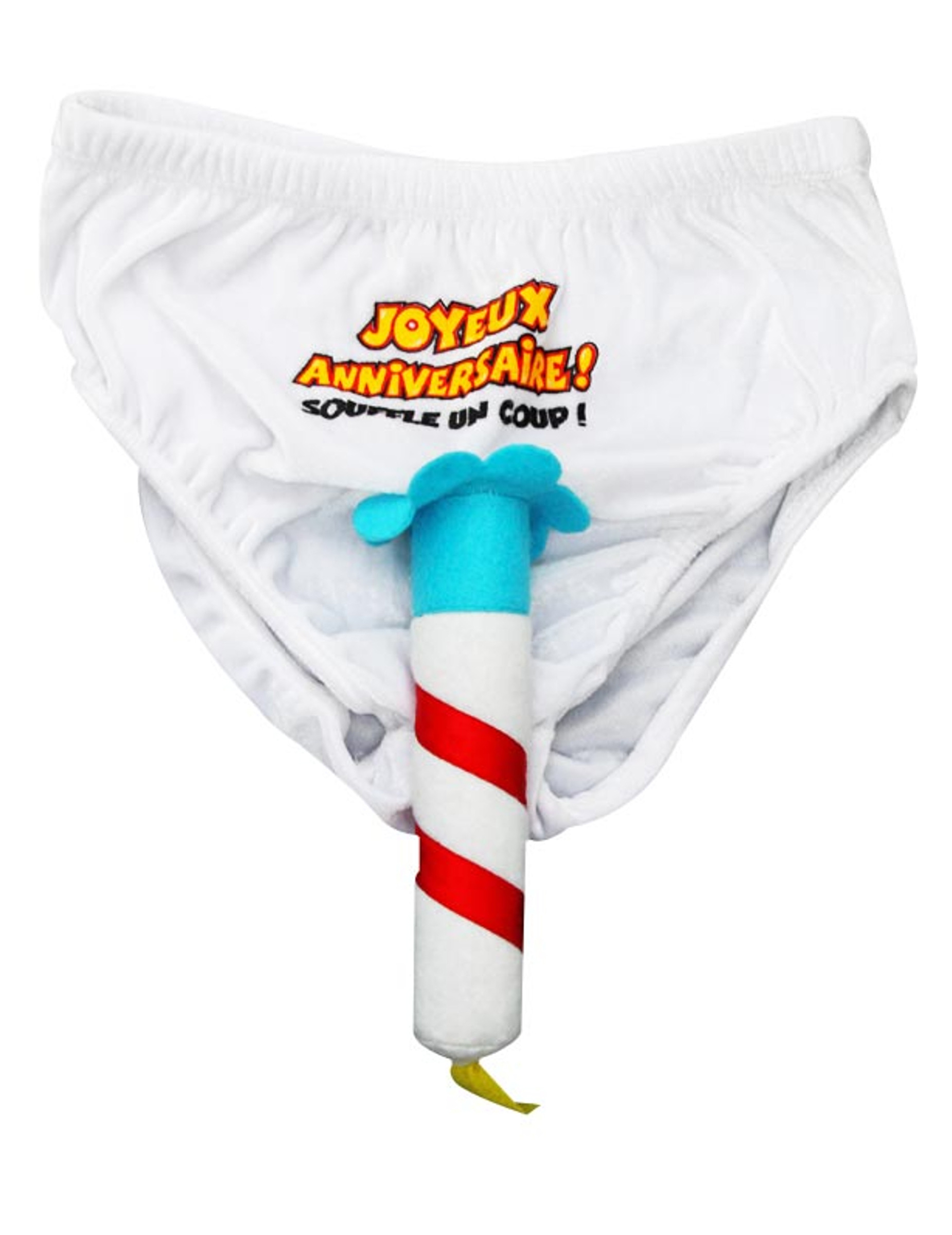 Slip humoristique bougie adulte