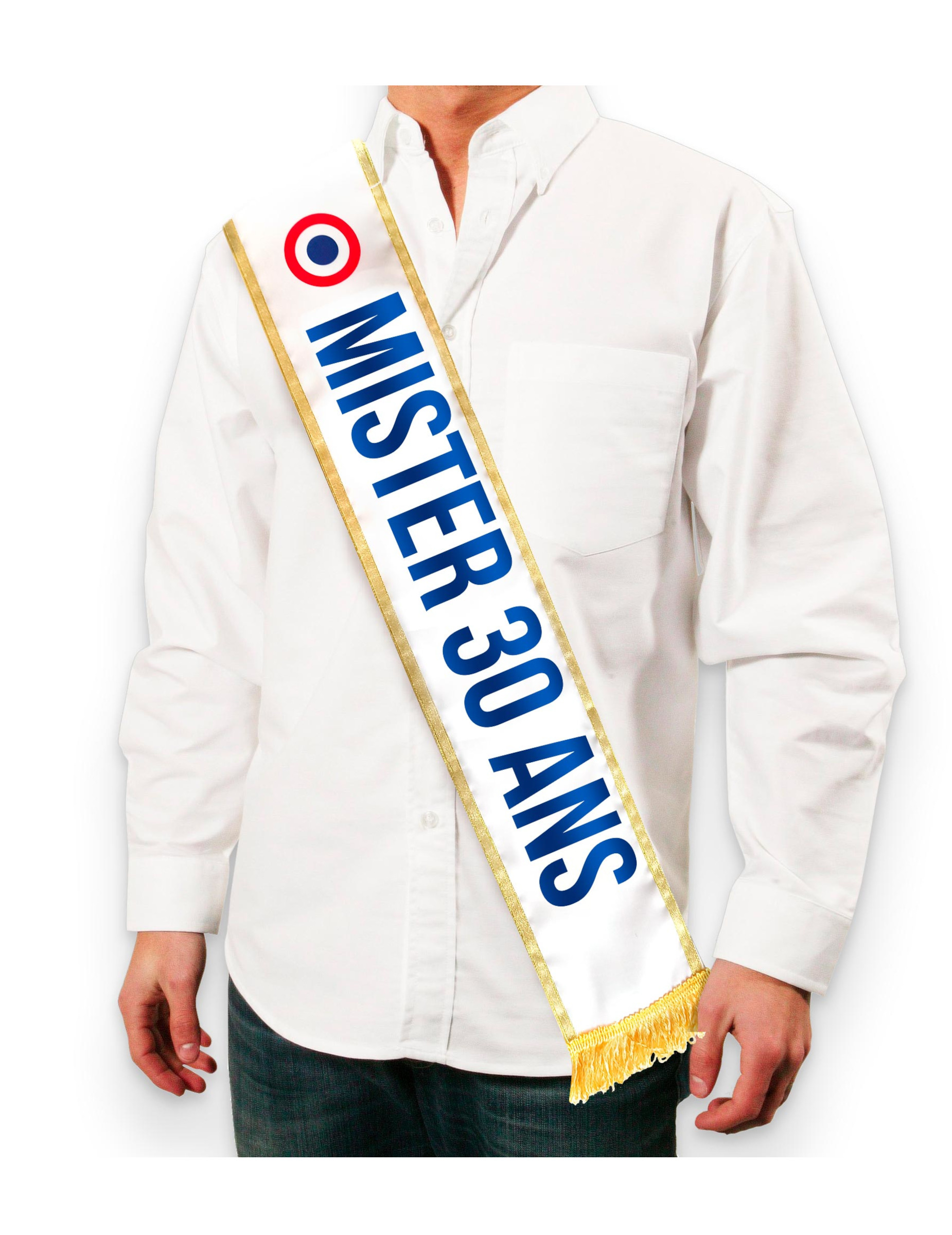 Écharpe tricolore Mister 30 aine