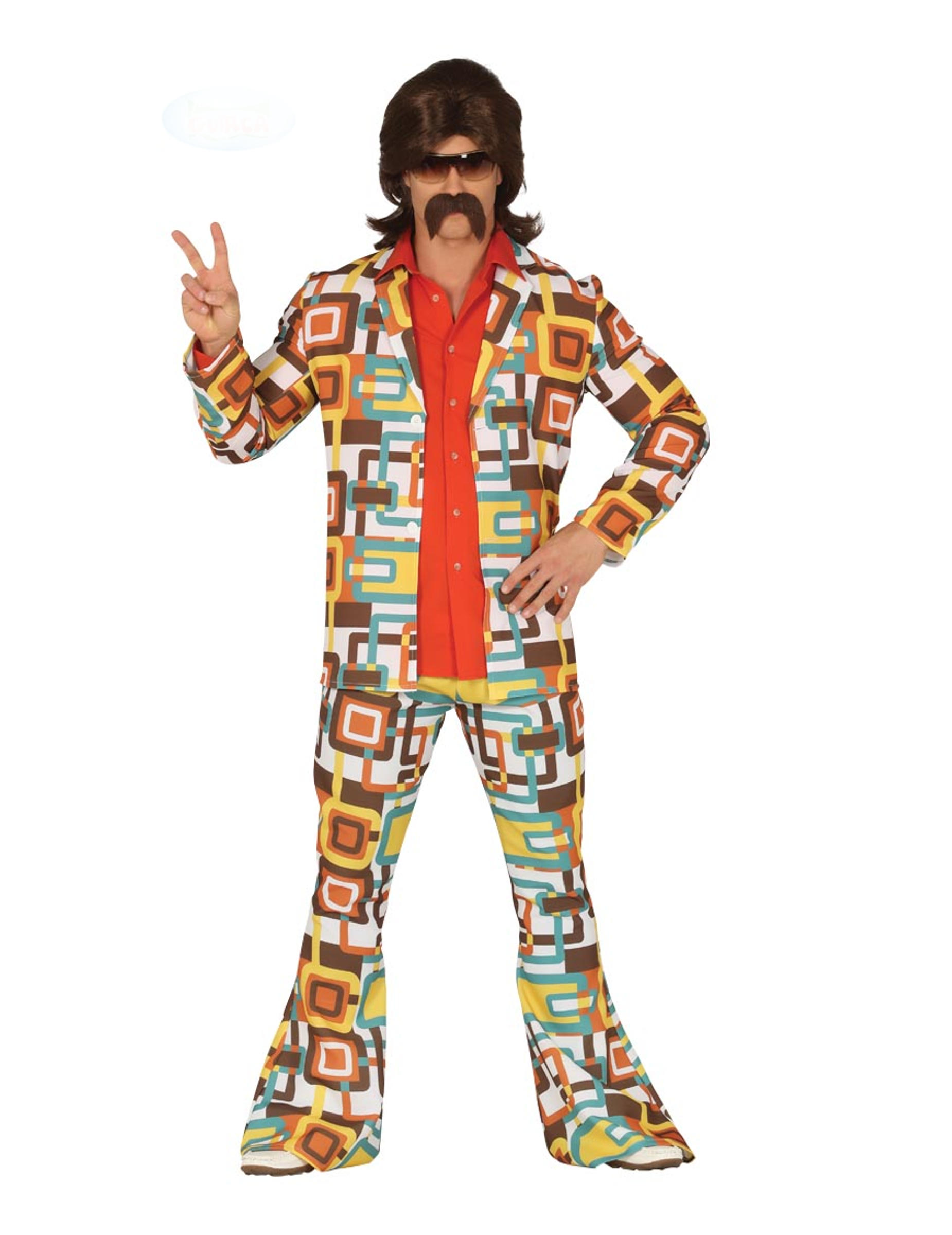 Déguisement disco géométrique homme