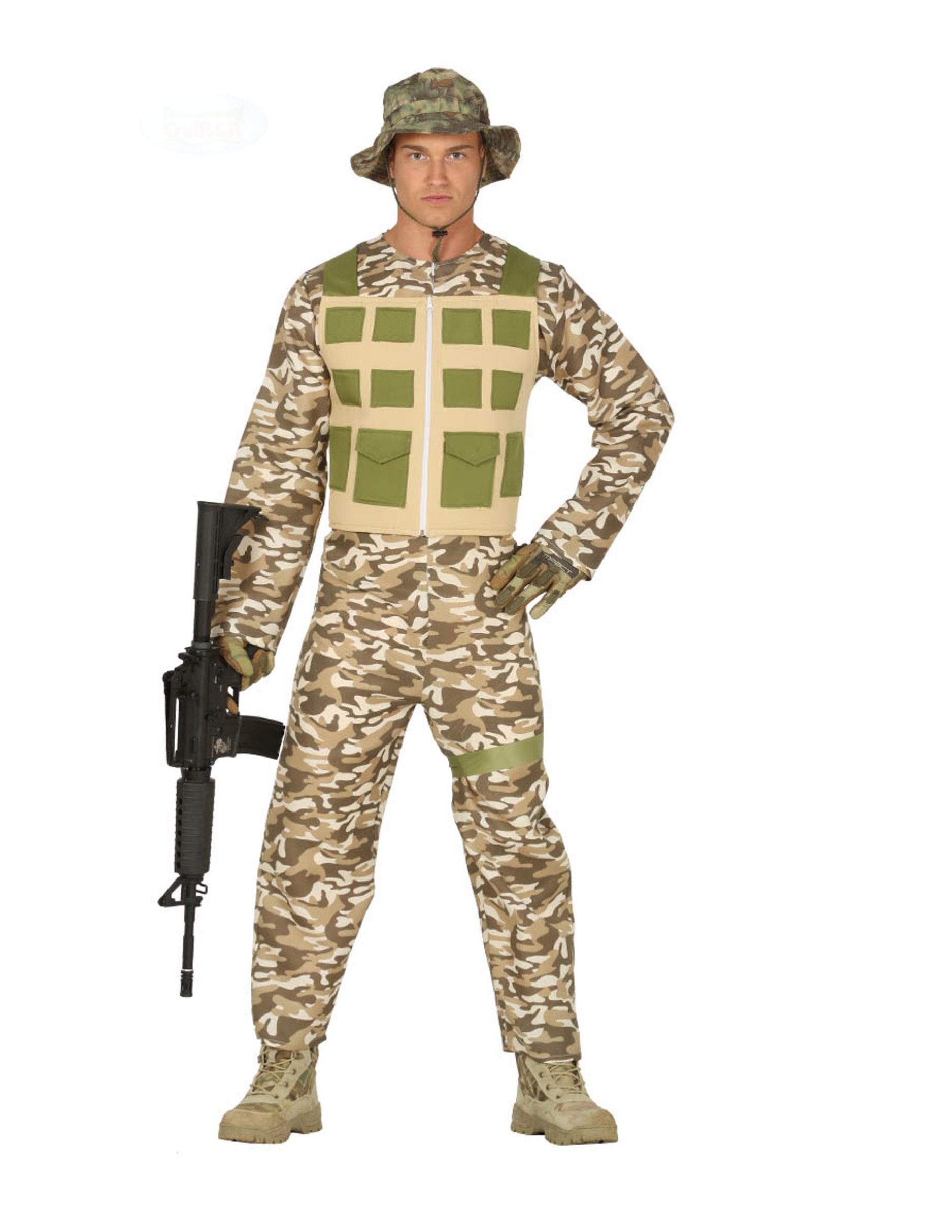 Déguisement soldat du désert homme