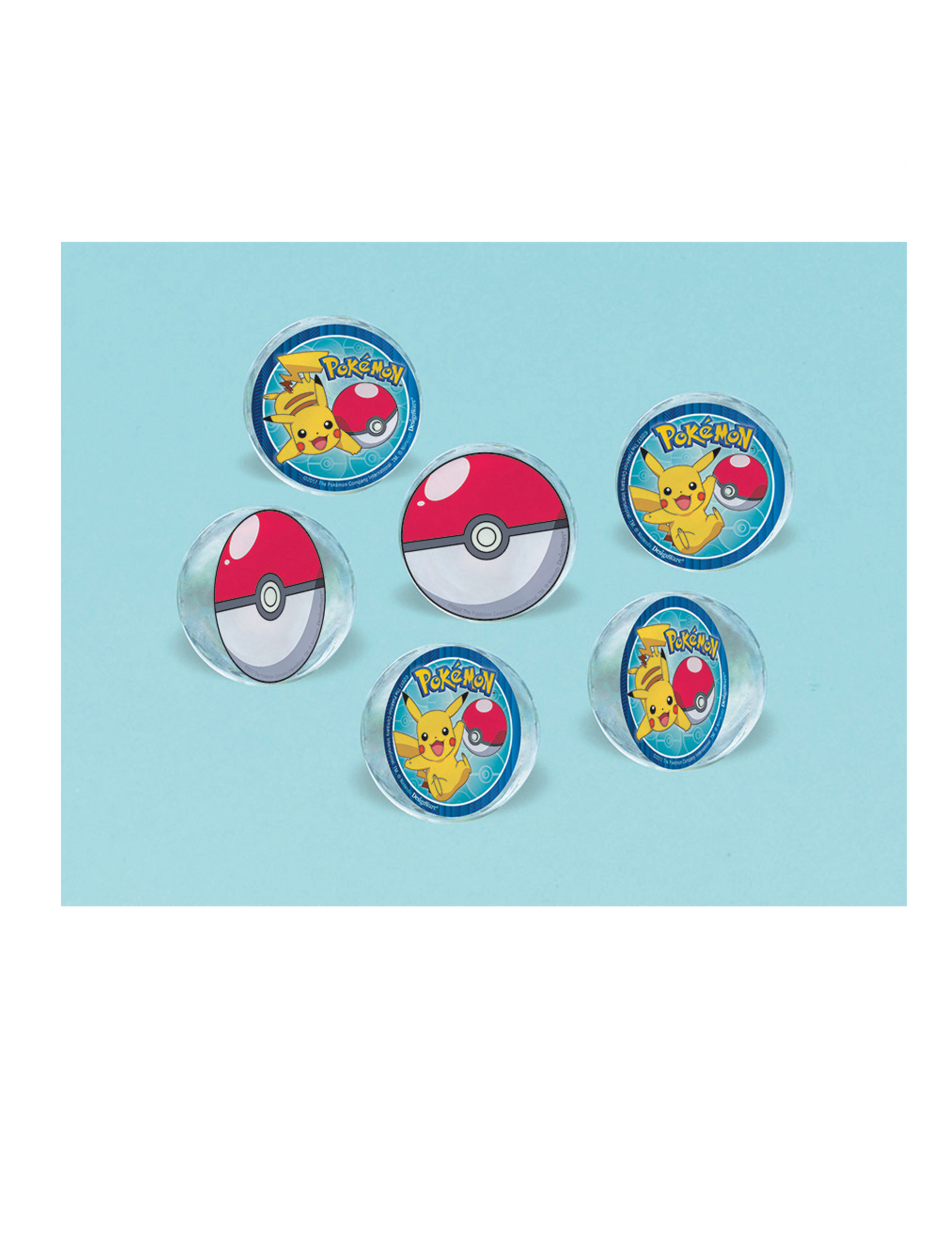 6 Balles rebondissantes Pokémon Core