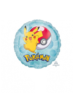 Petit ballon aluminium rond Pokémon 23 cm