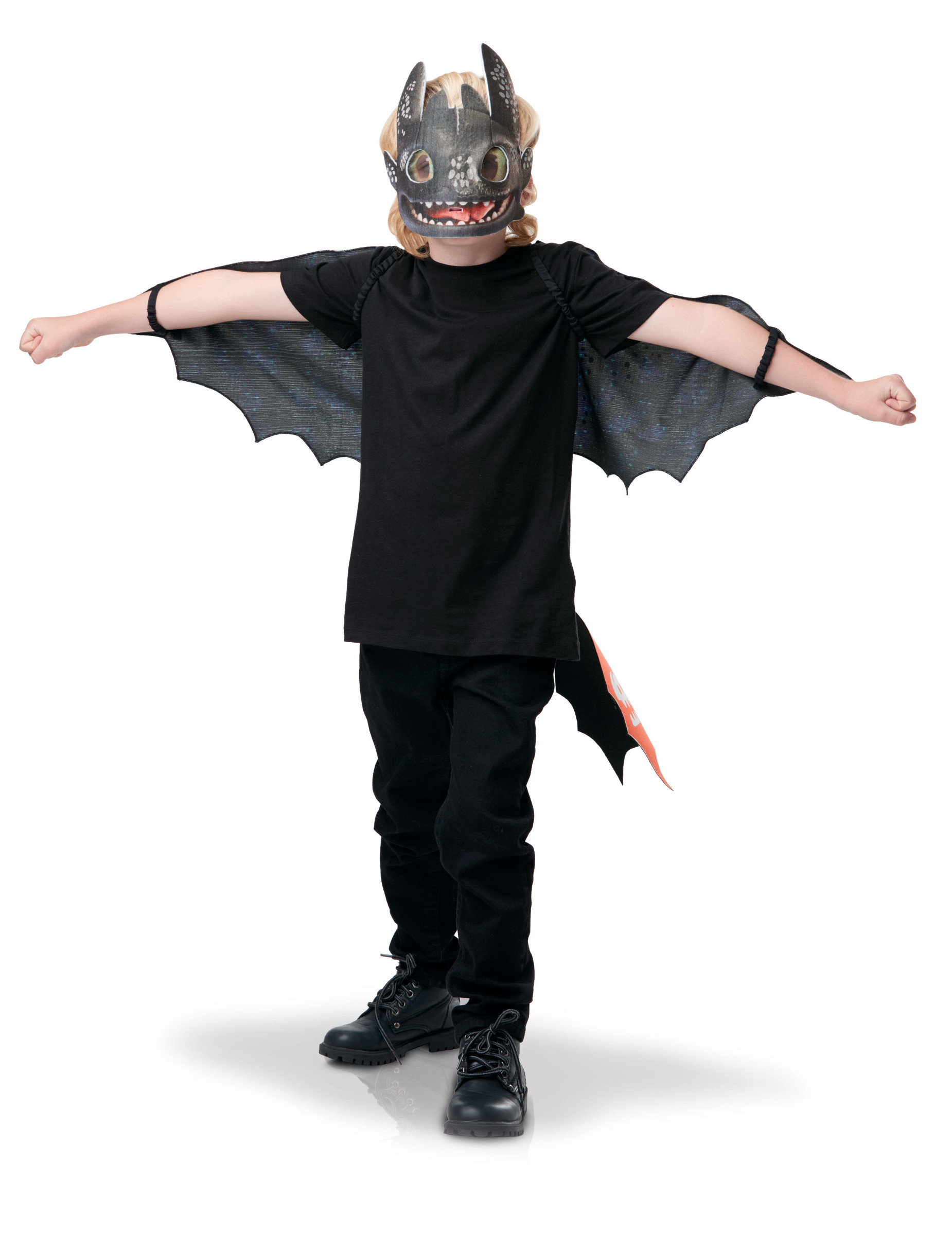 Kit ailes et masques Krokmou Dragon 3 enfant