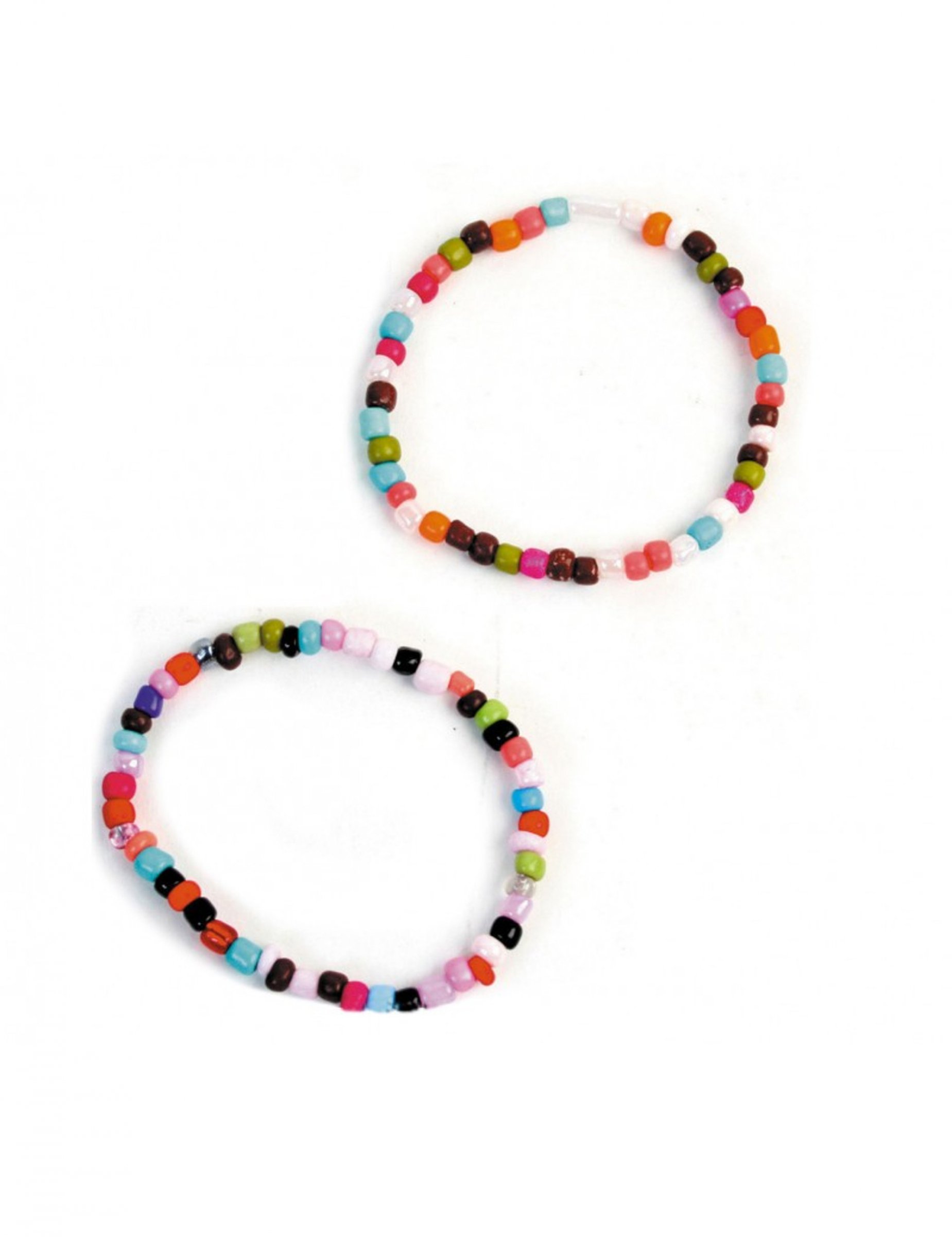 Accessoires pinata 2 Bracelets perles multicolores