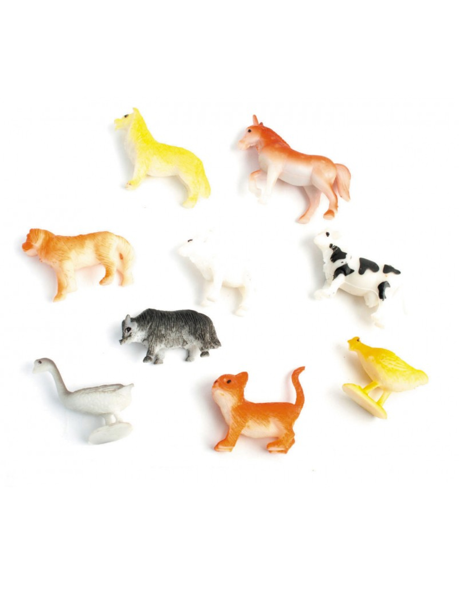 Accessoire pinata animal de la ferme 5 cm