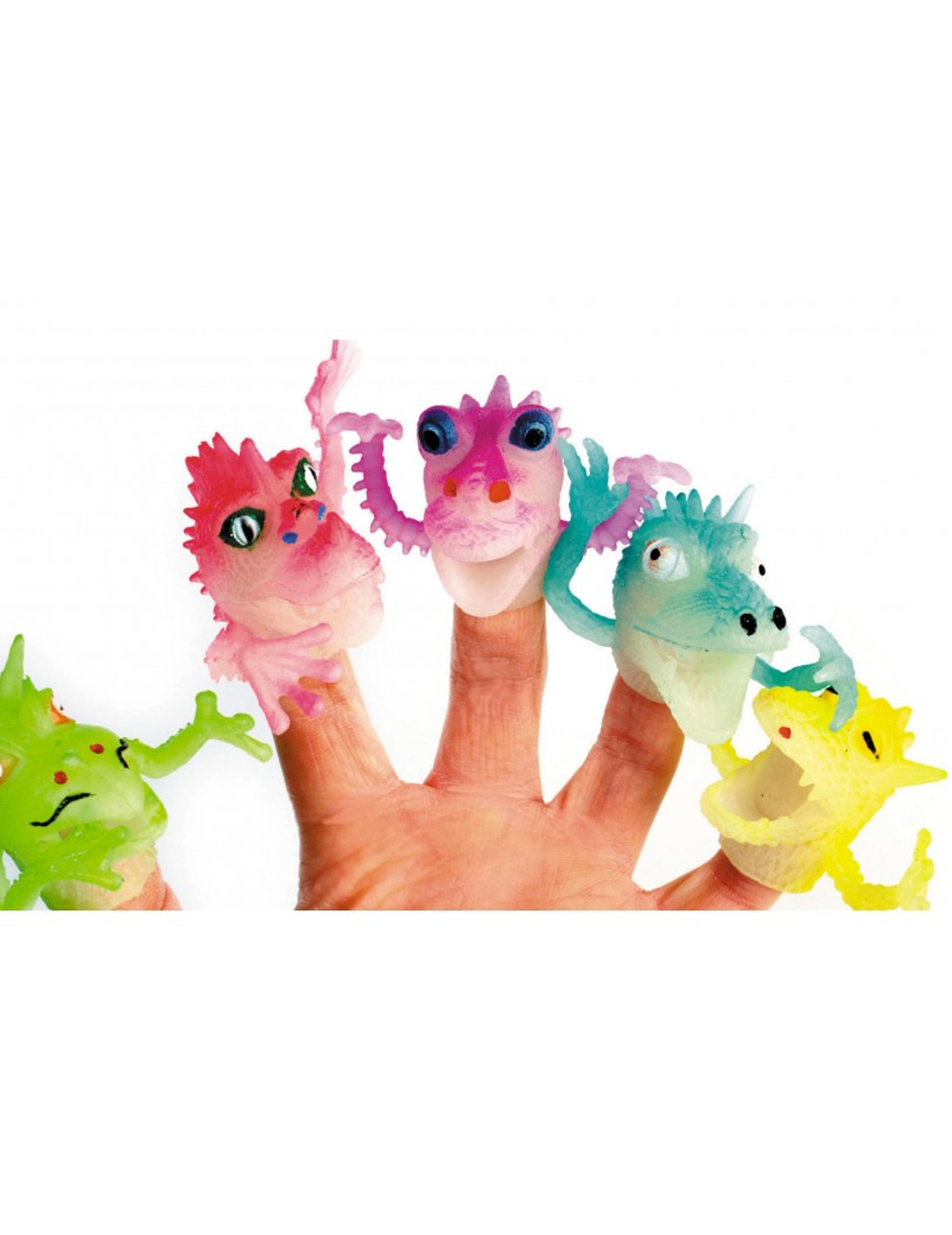 1 Jouet marionnette dragon pour doigt 4 cm