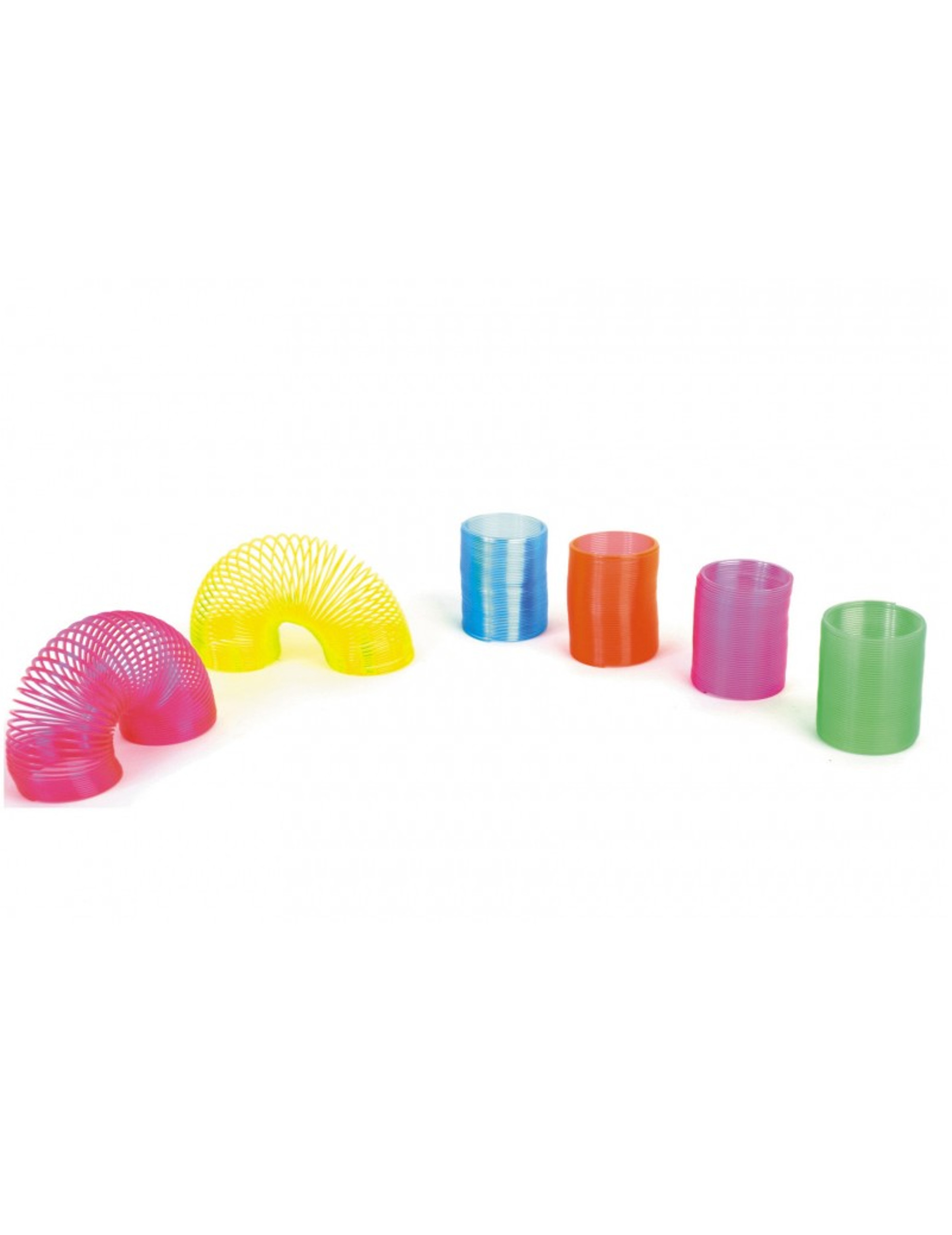 1 Jouet petit ressort néon 3,5 cm
