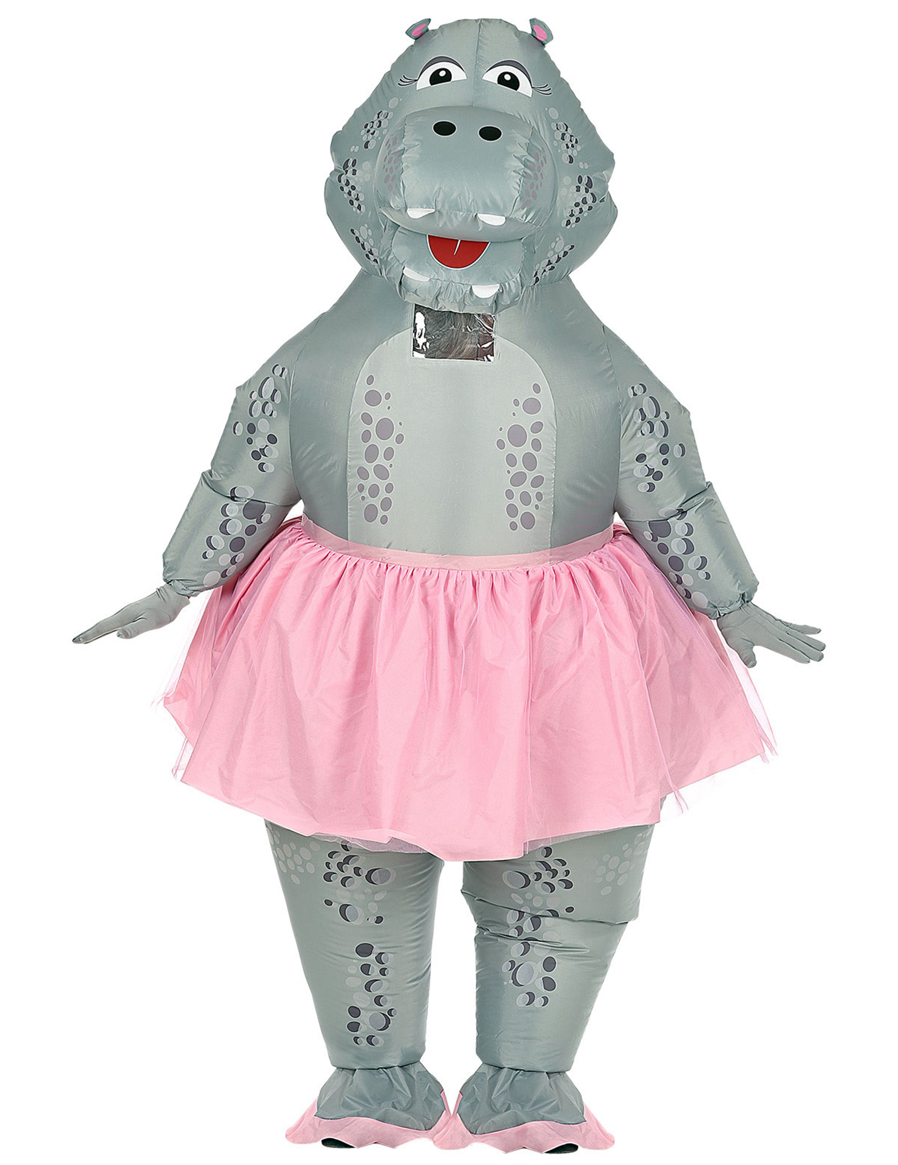 Déguisement gonflable hippo ballerine adulte