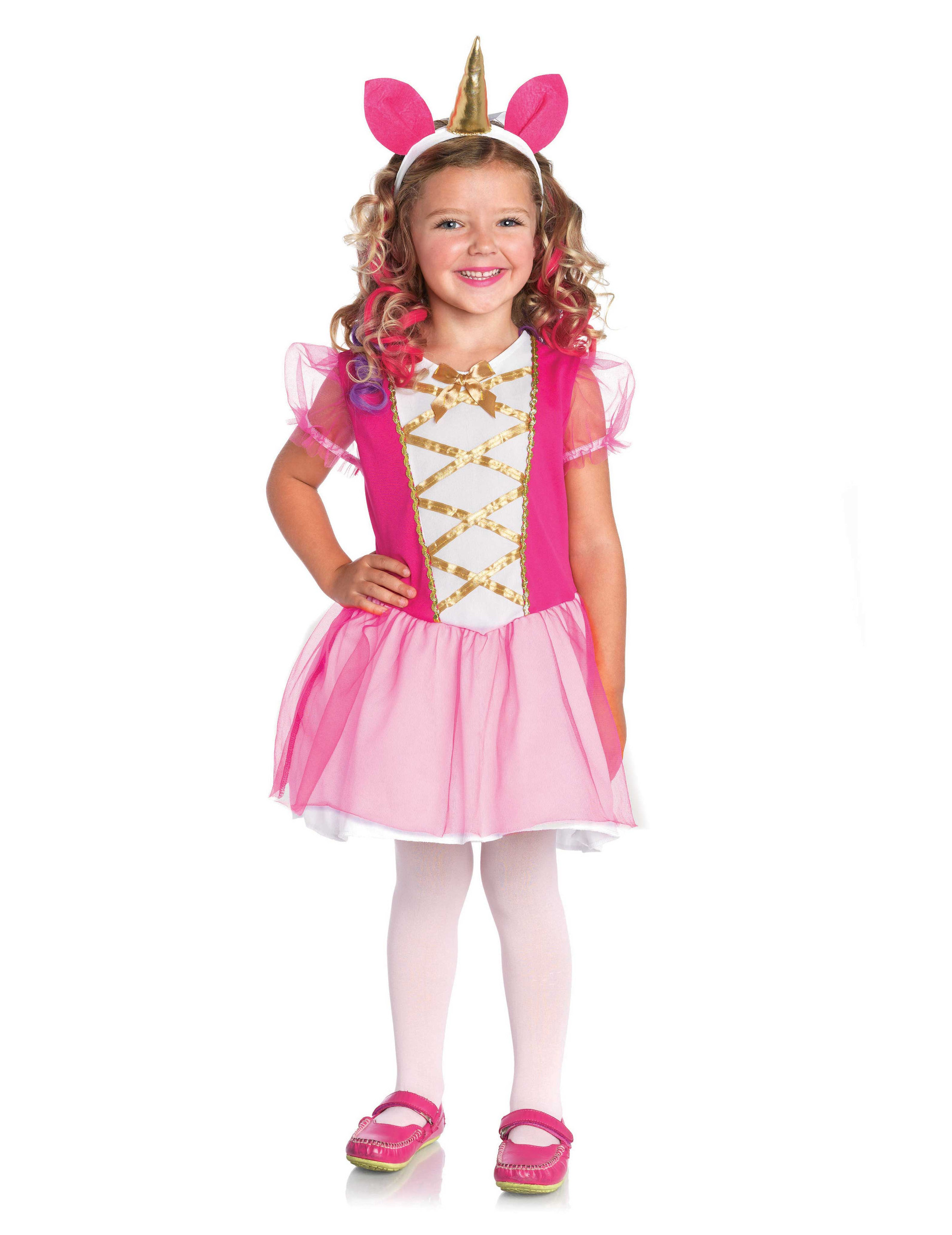 Déguisement licorne magique rose fille