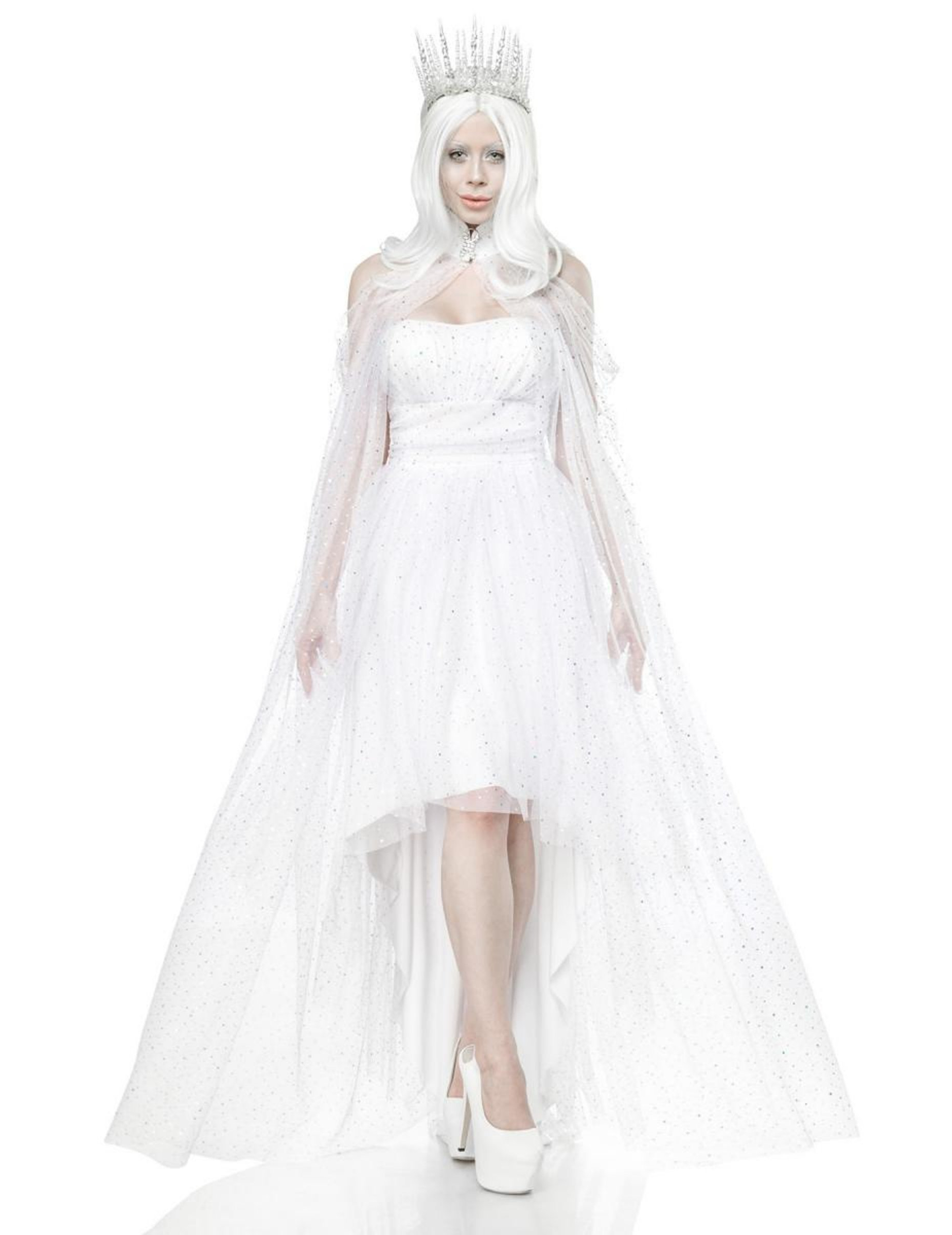 Déguisement reine blanche femme