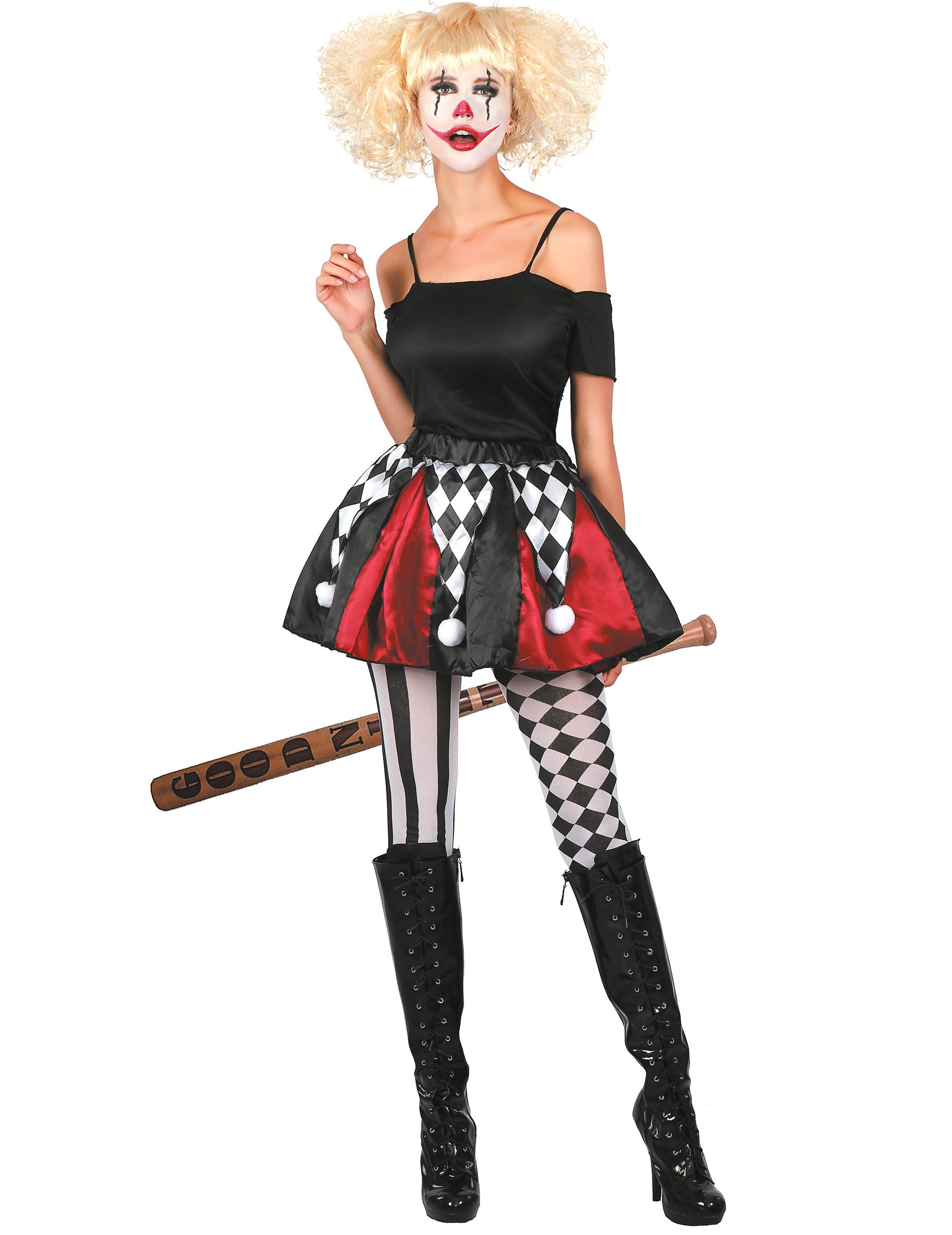 Déguisement jupe arlequin femme