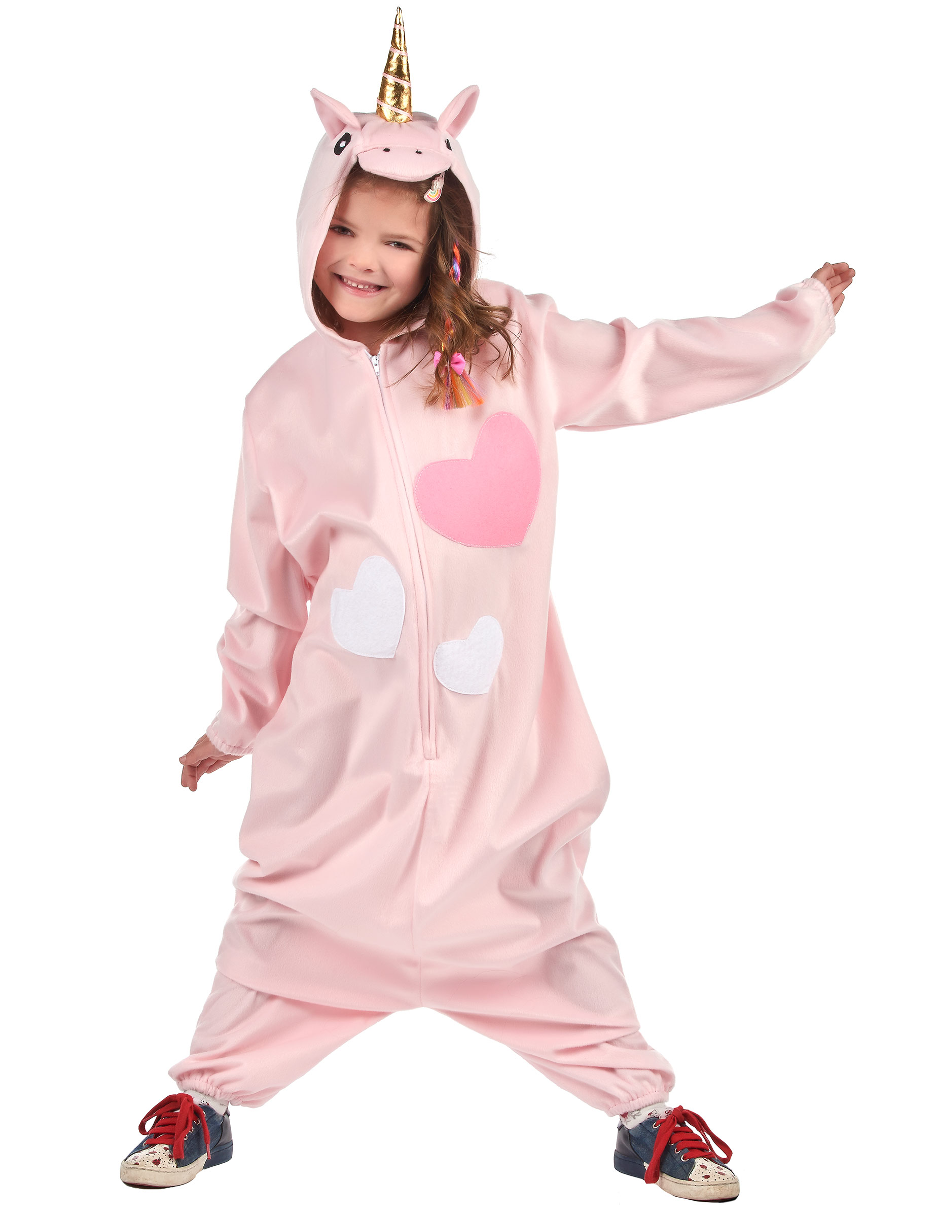 Déguisement licorne rose fille