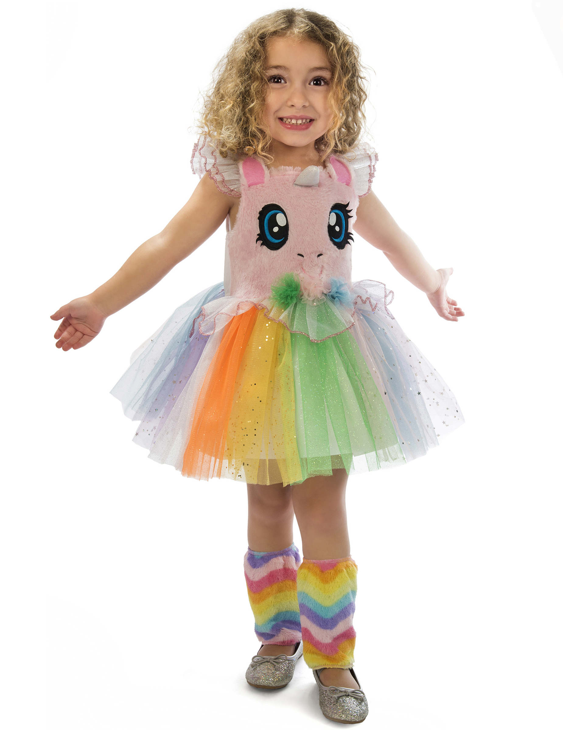 Déguisement tutu licorne yeux roses fille